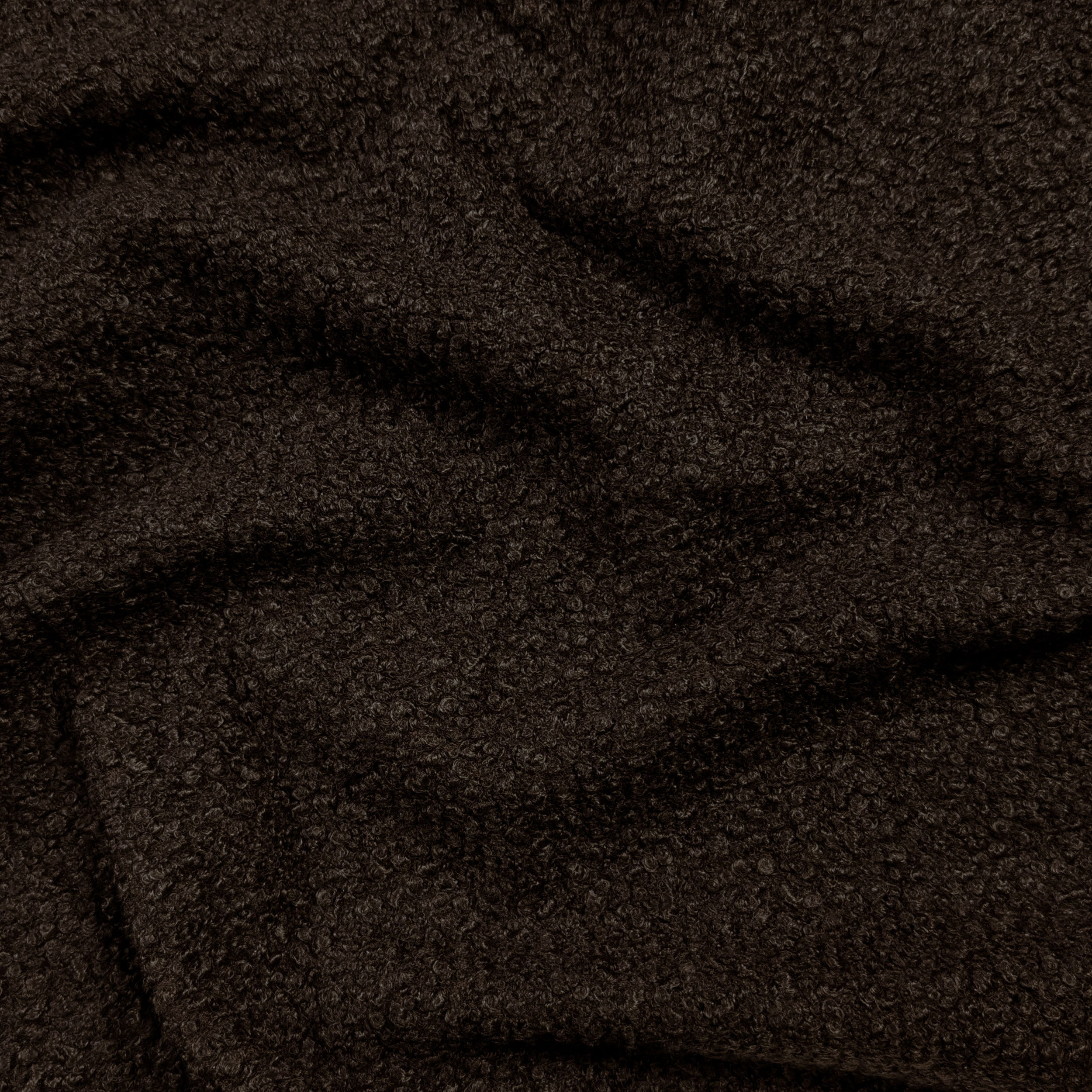 Brown Dyed Bouclè Coat Image