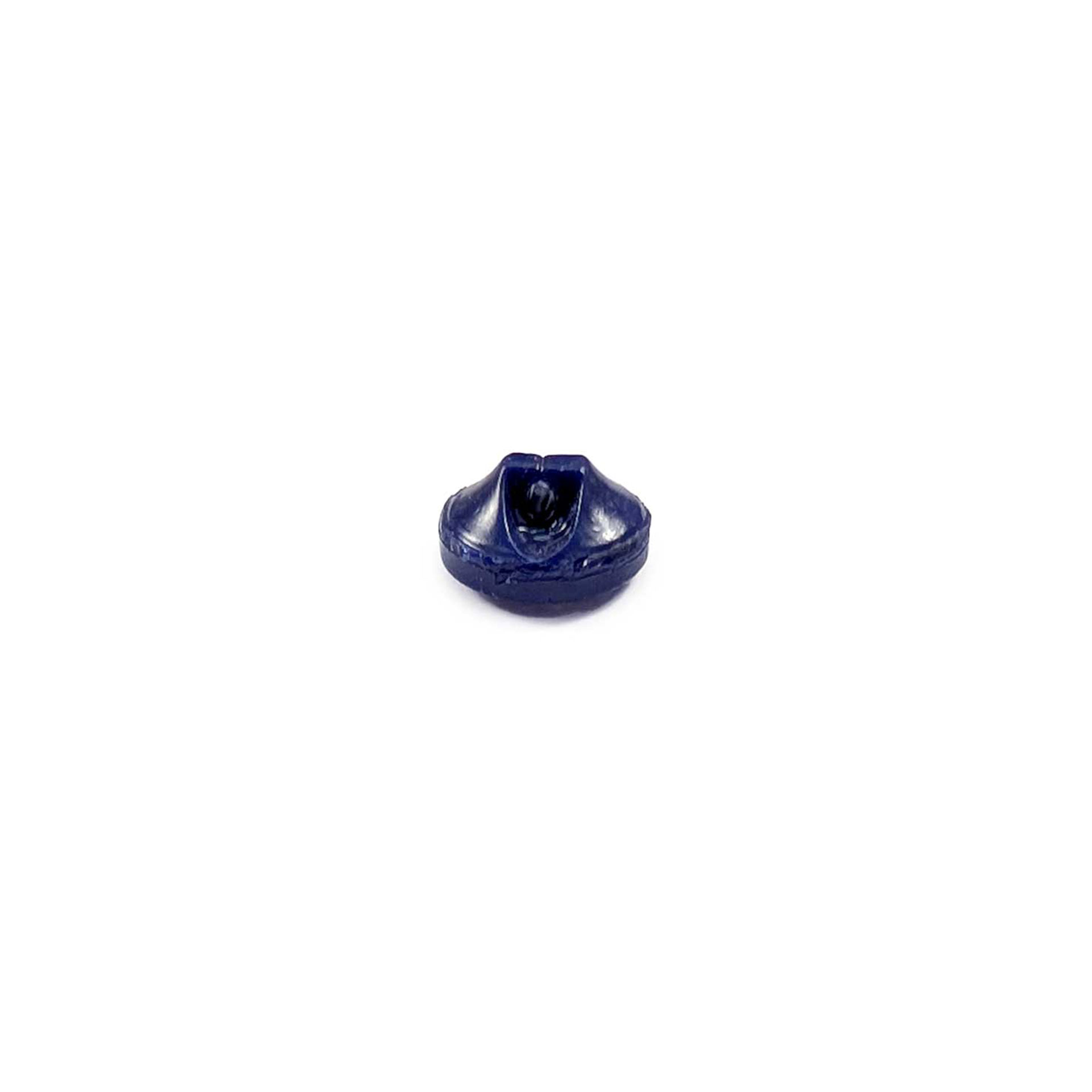 Button Solid Blue Texture Embossing Lin 16 Image