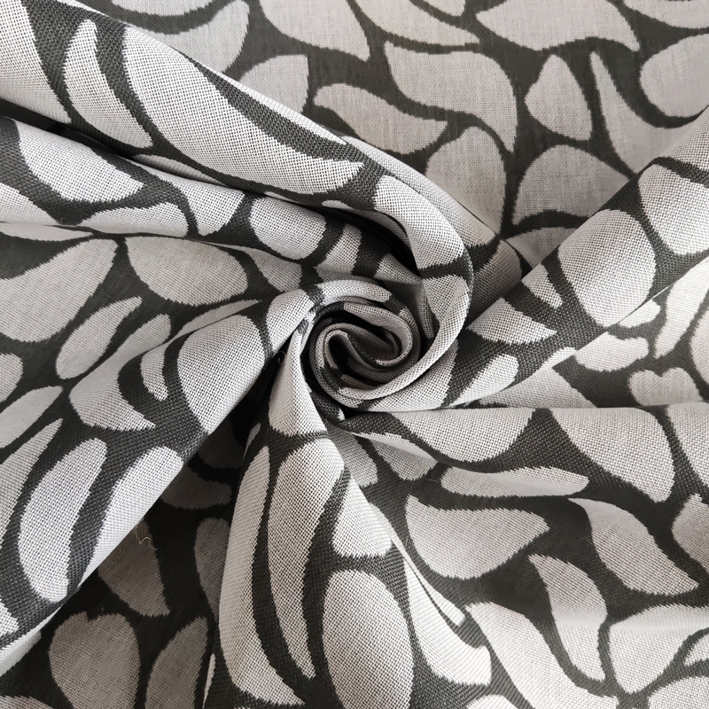 Tissu extérieur à motifs gris blanc