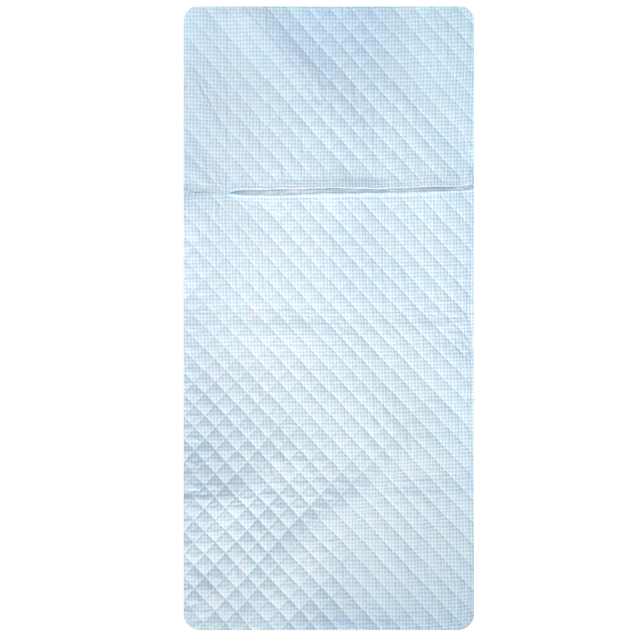 Sac de couchage carré bleu clair