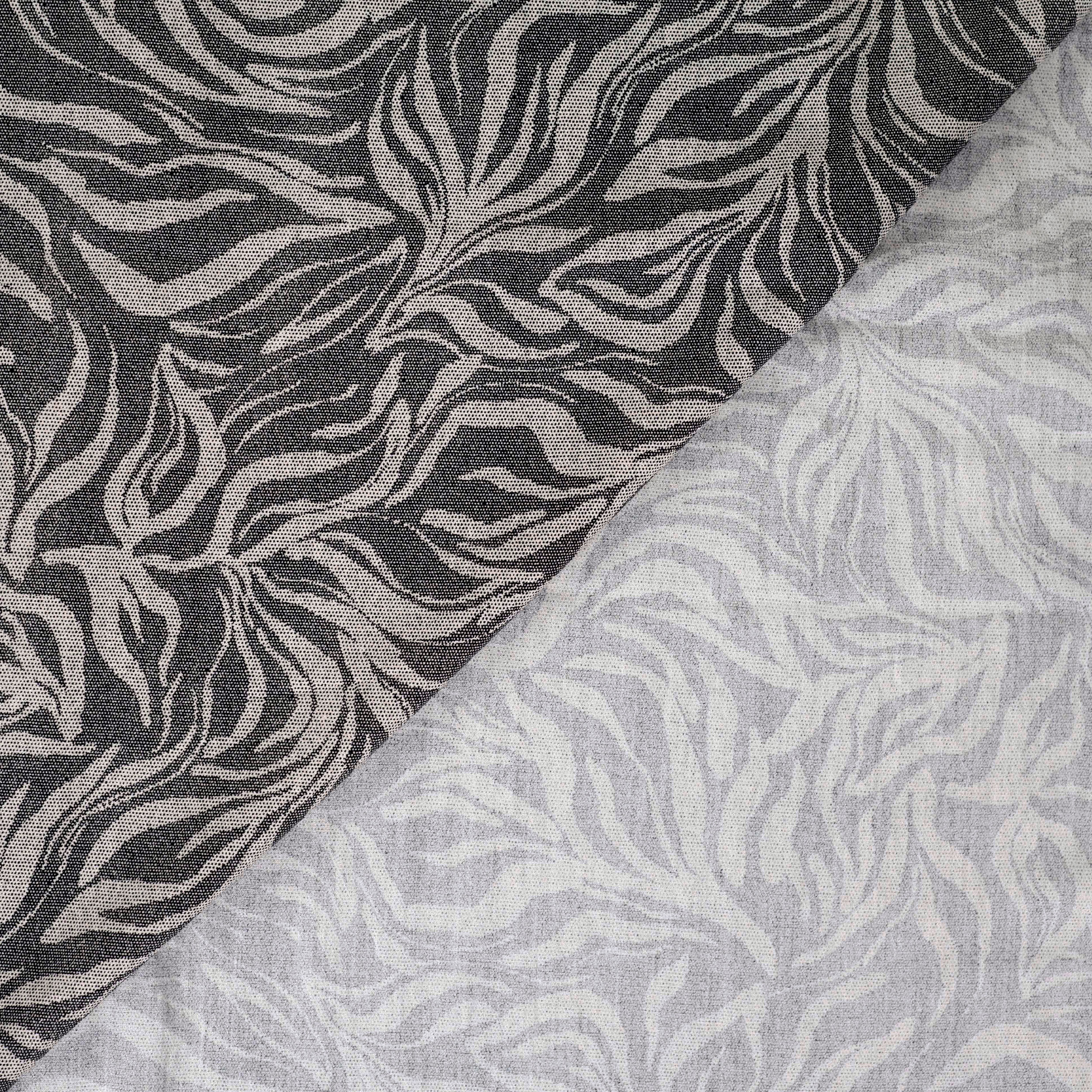 Viscose Abstract Leaves Black Background Image