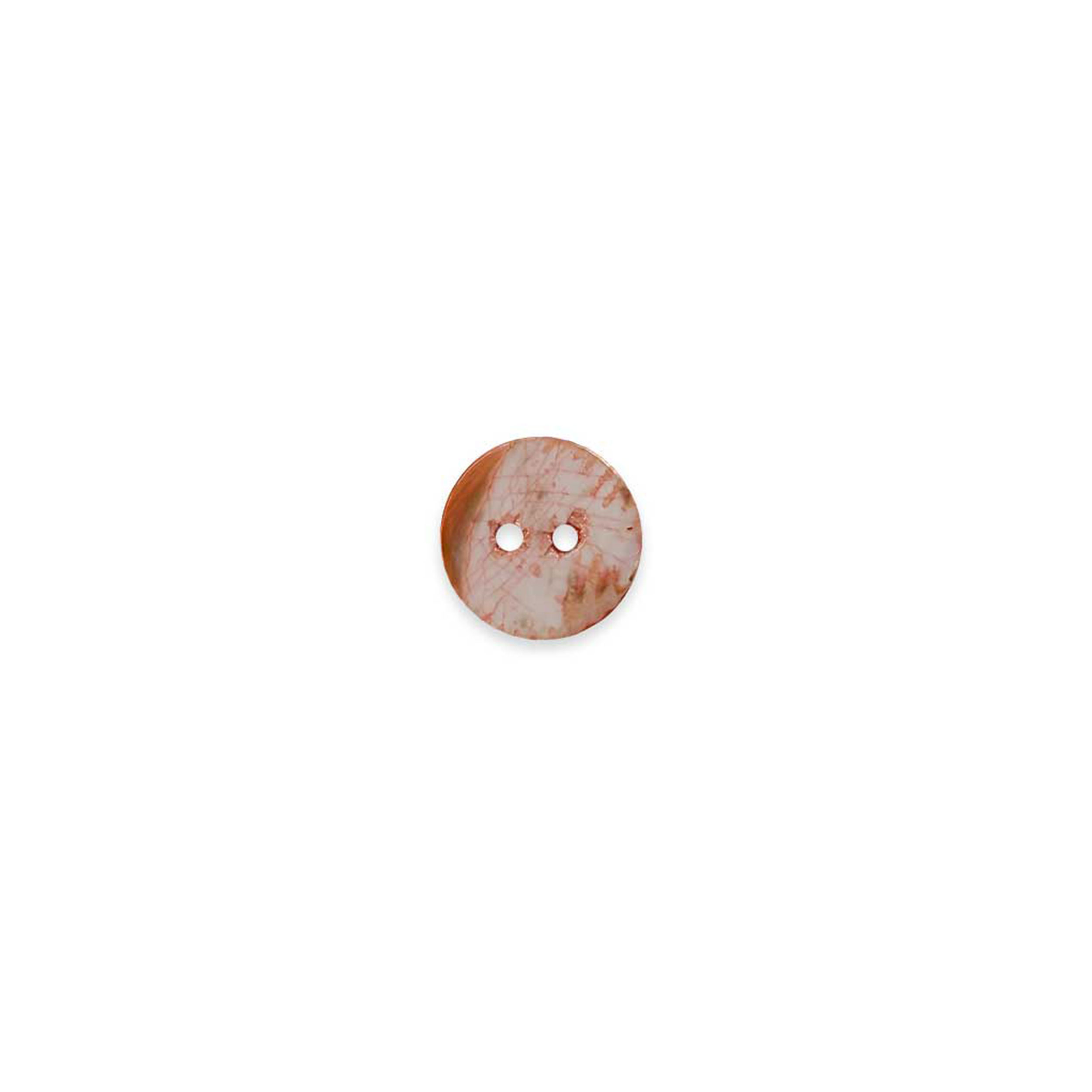Mother-of-Pearl Button 2 Holes Light Peach Lin 12 Image