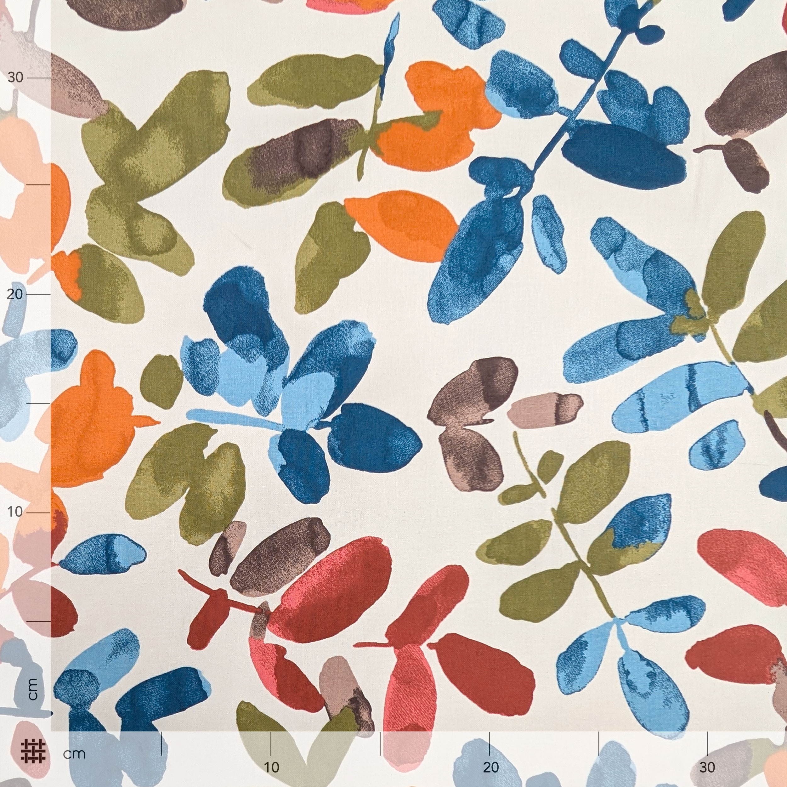 Watercolour Branches Cotton Image