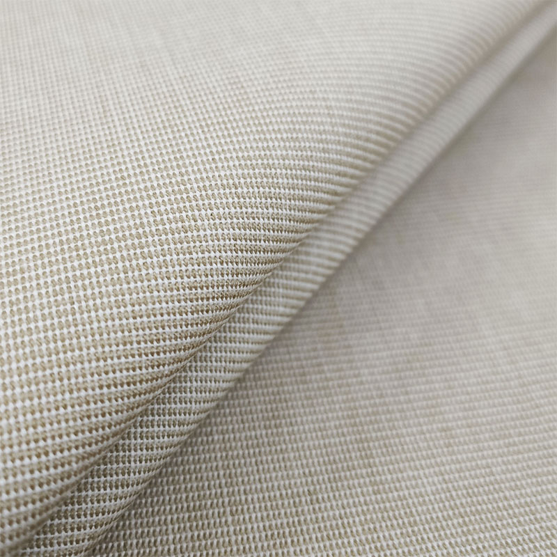 Fil a Fil Beige Tissu extérieur