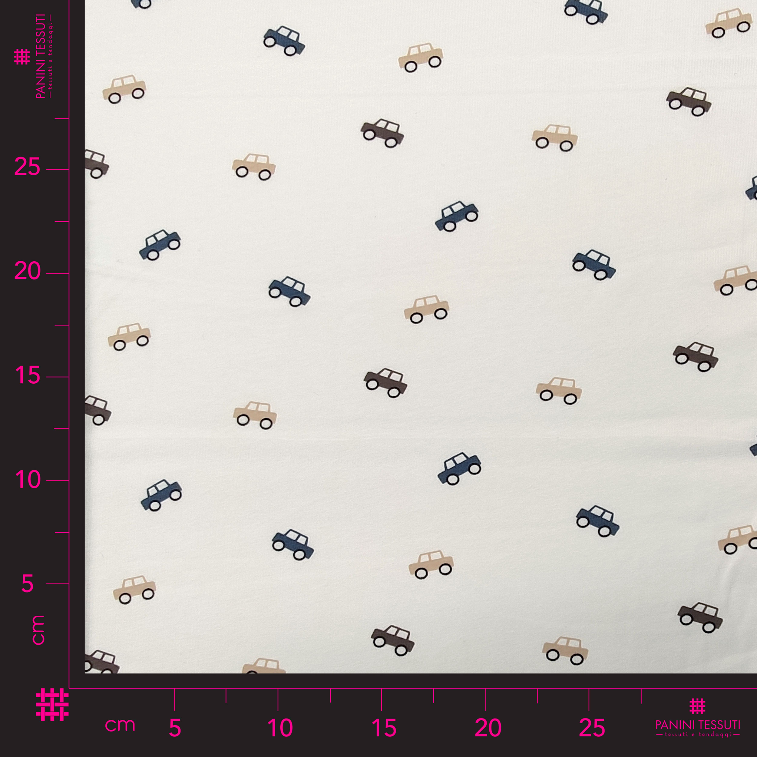 Vintage Cars Cotton Jersey  Image