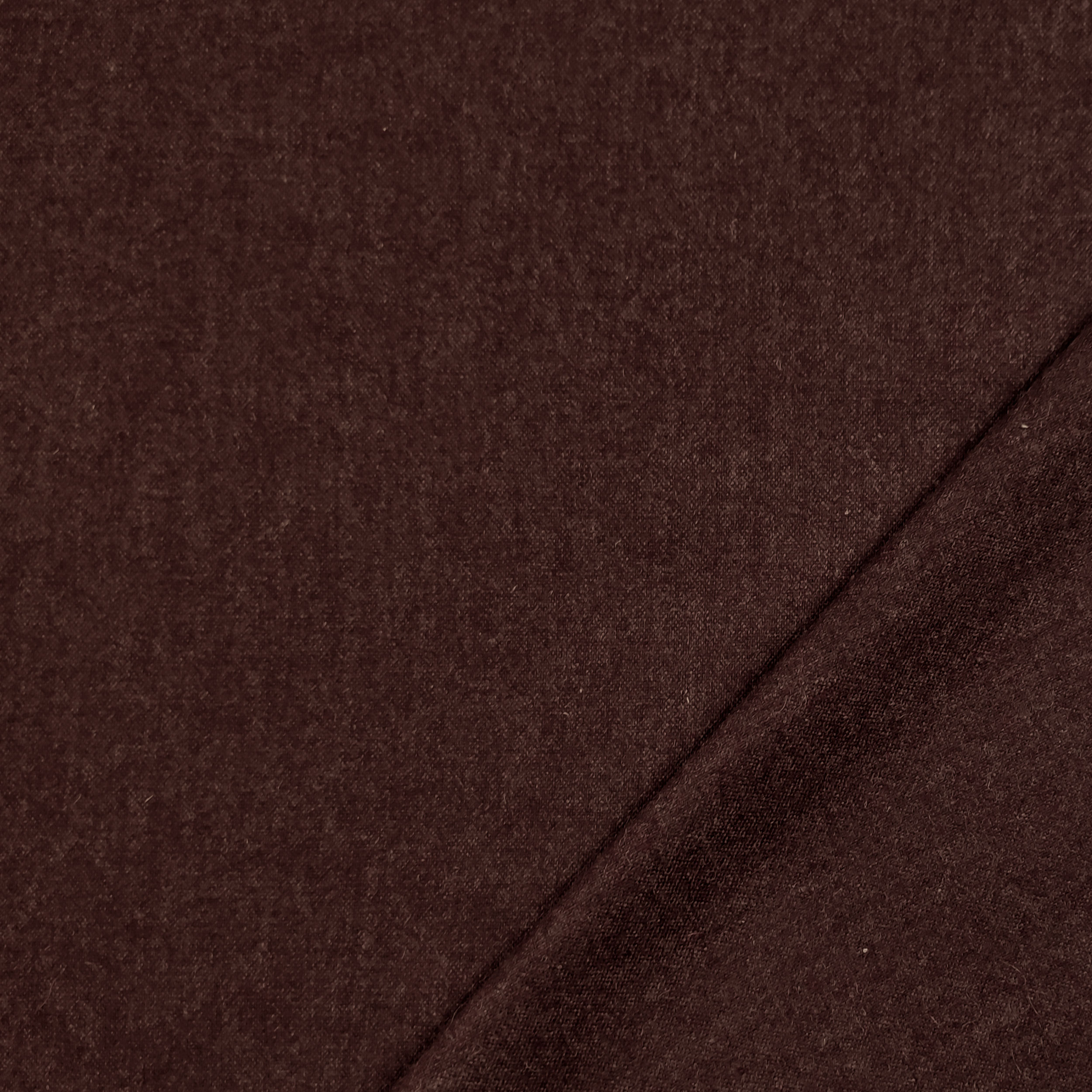 Tissu en pur coton mélangé Bordeaux