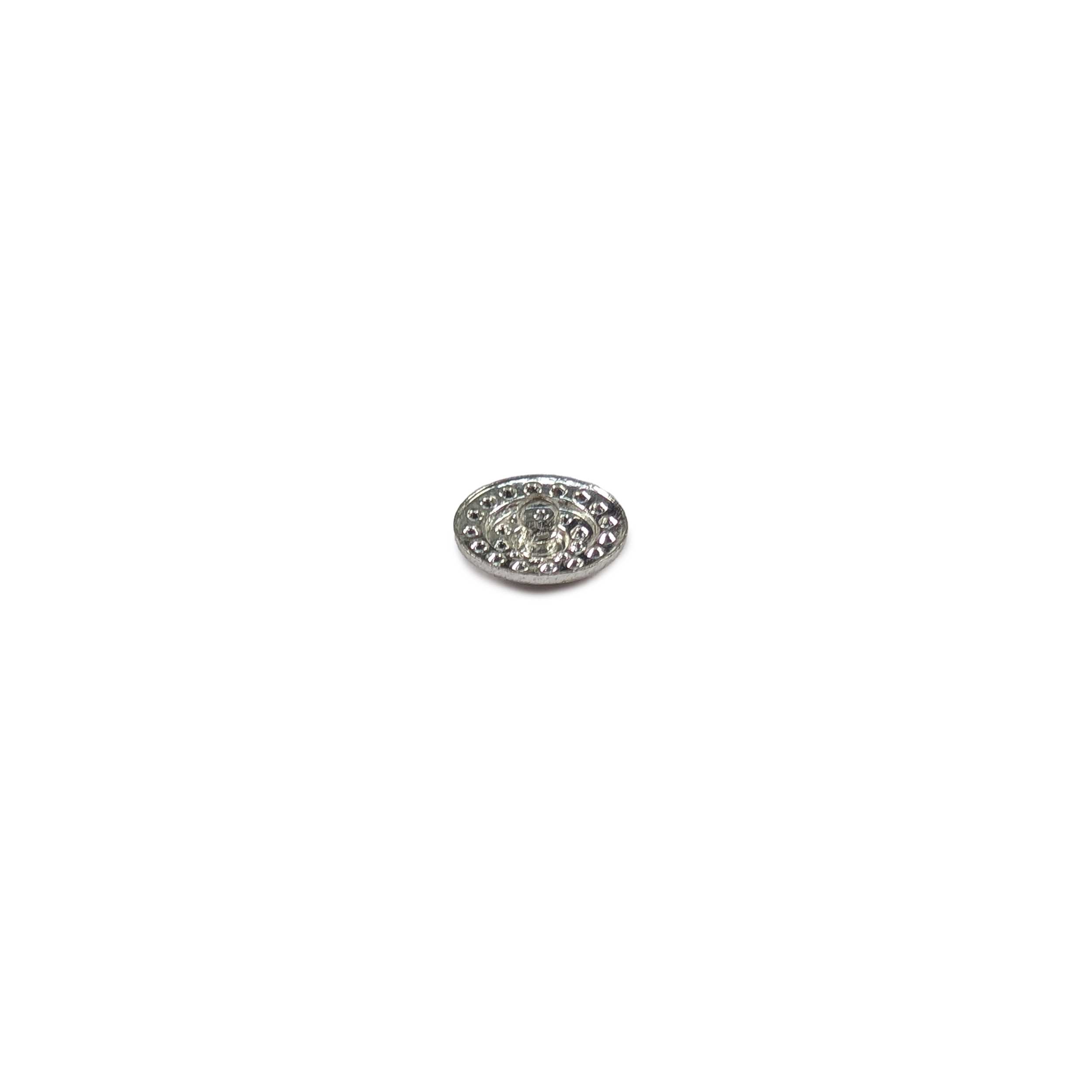 Silver Jewel Button Rhinestone Circles Image