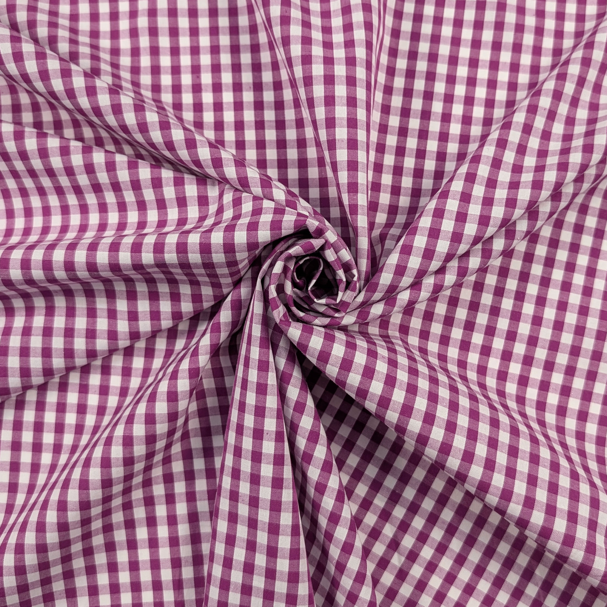 Chemises en coton à carreaux lilas foncé Image