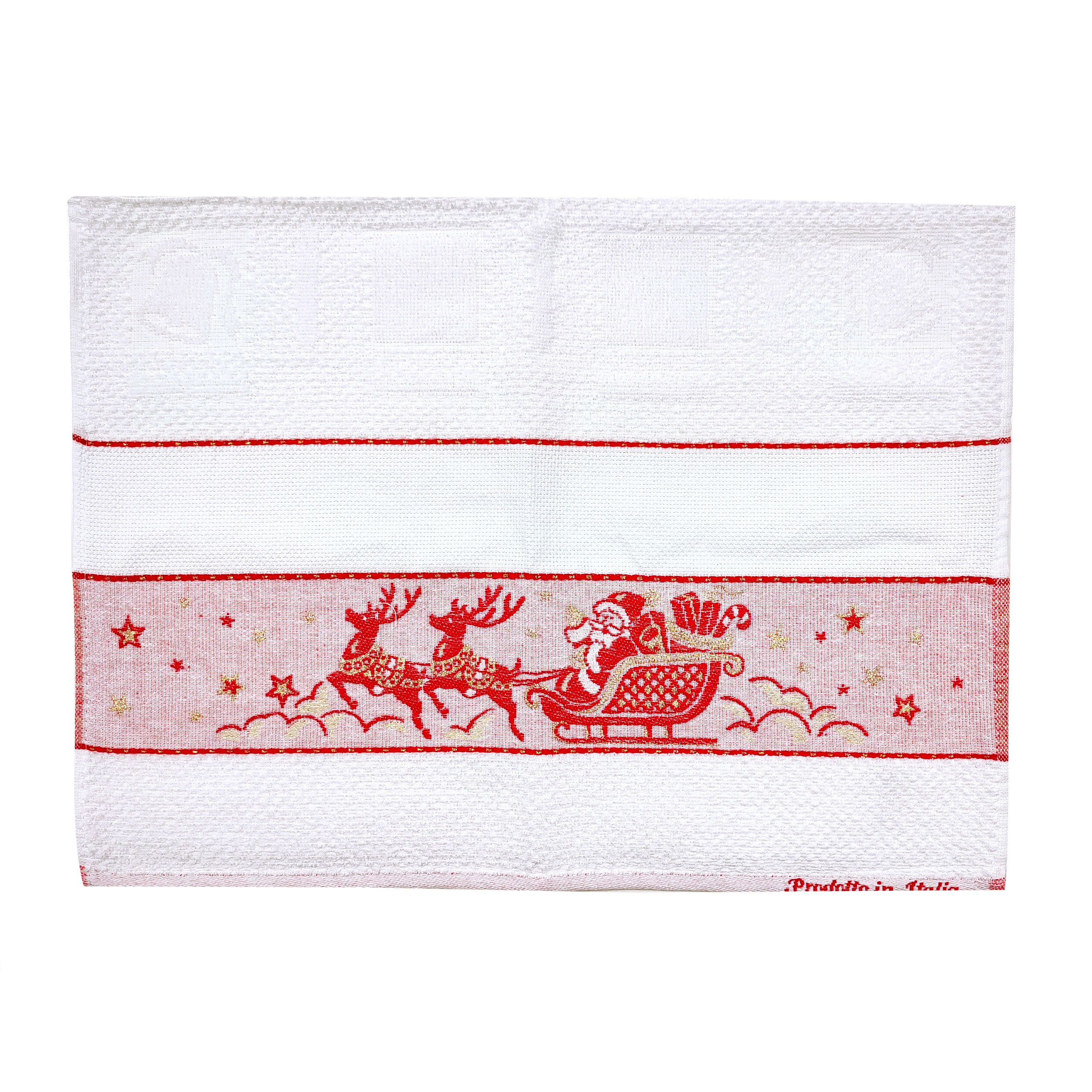 Serviette de table Fantasy Santa's Sleigh (le traîneau du Père Noël)