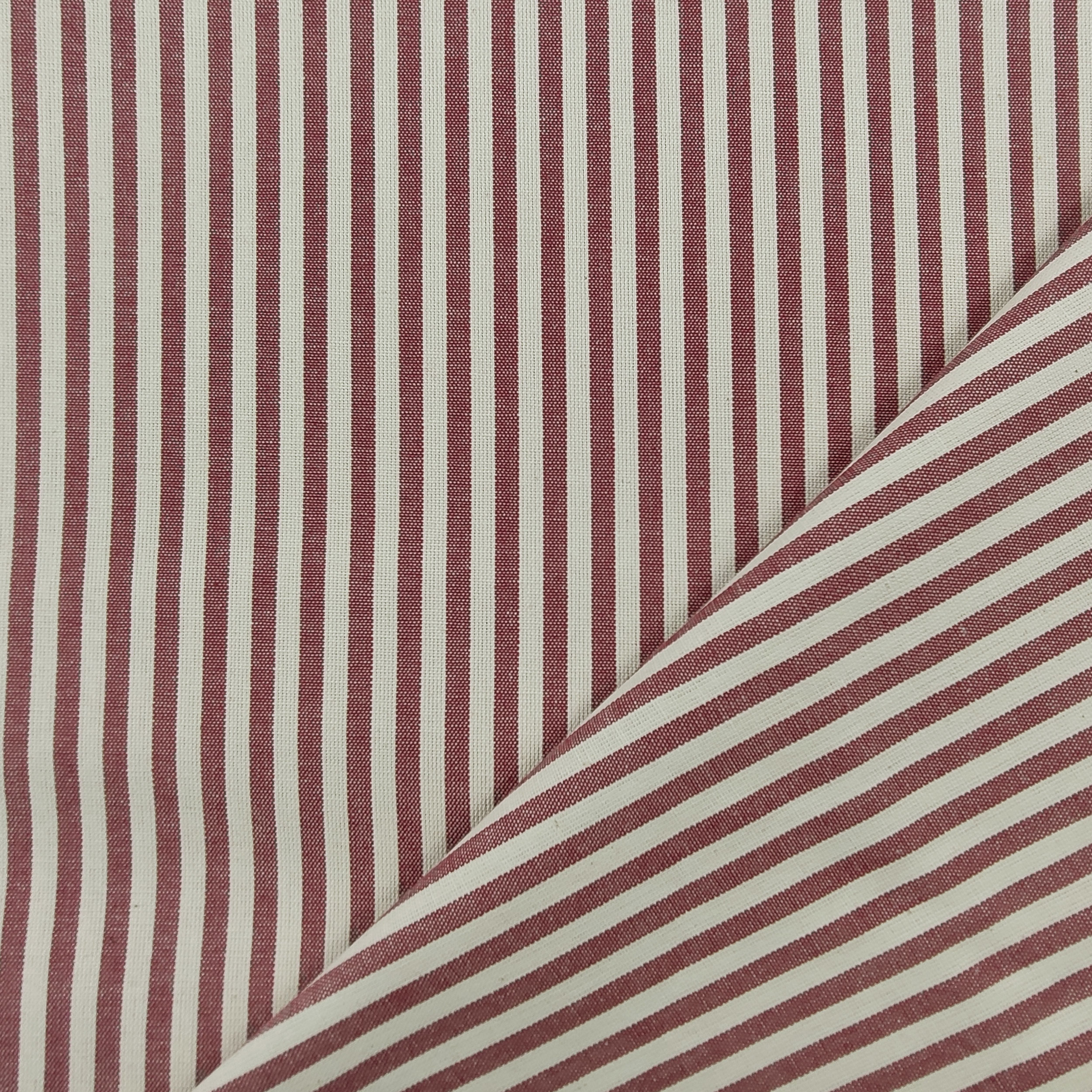Pure Cotton Striped Tablecloth Fabric Image