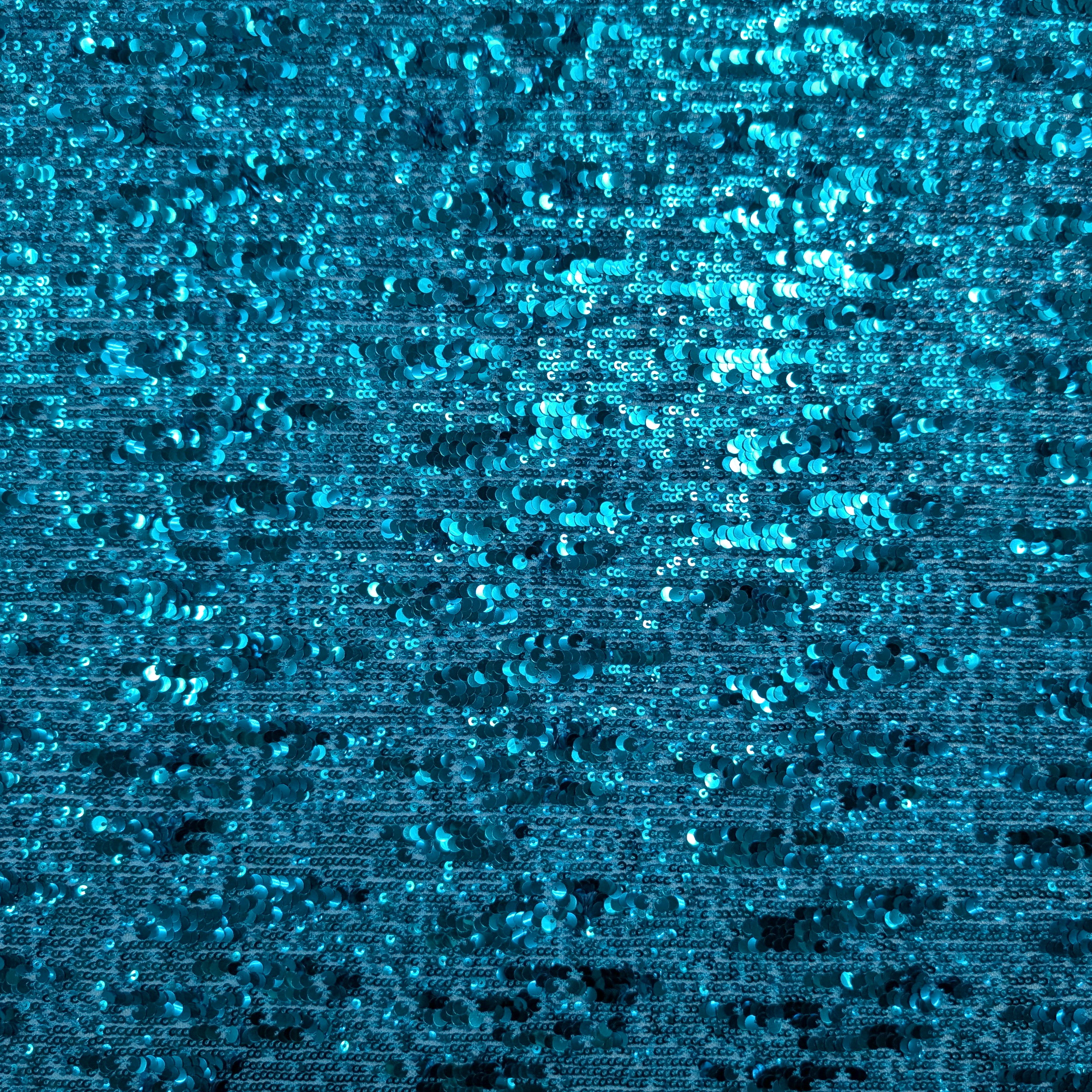 Cascading Sequins on Tulle Fabric Image