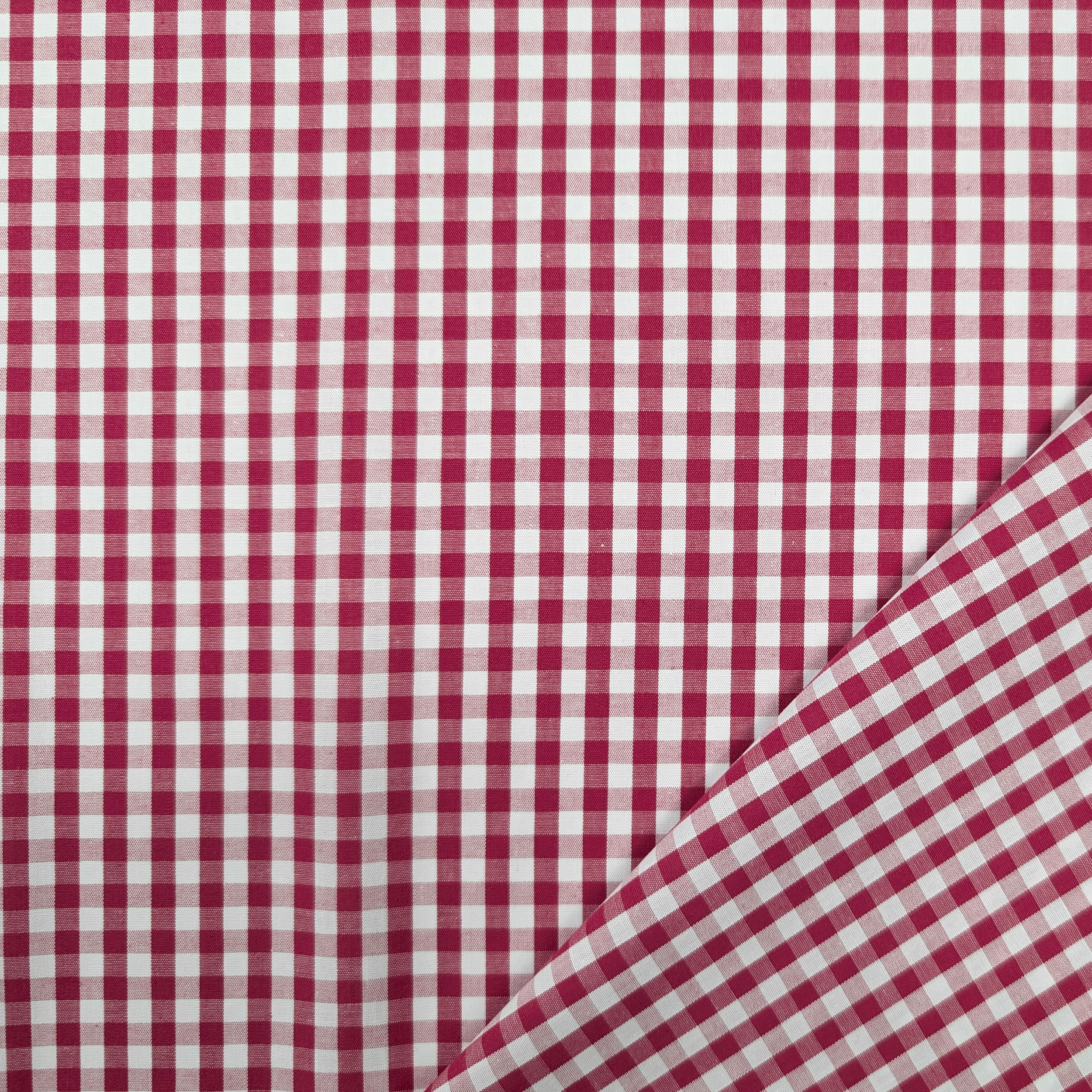 Red Check Cotton for Shirts Image
