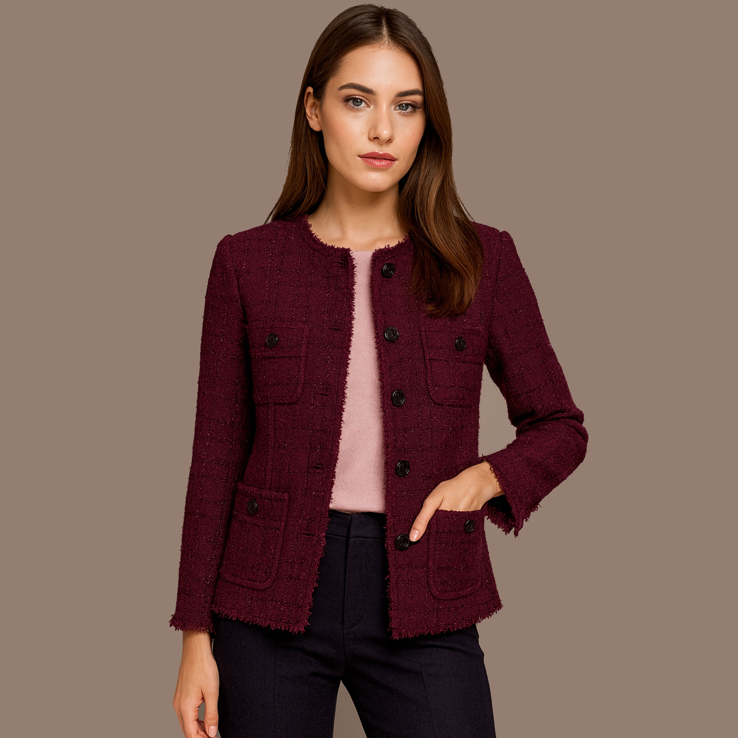 Tejido Tweed Lamé Image