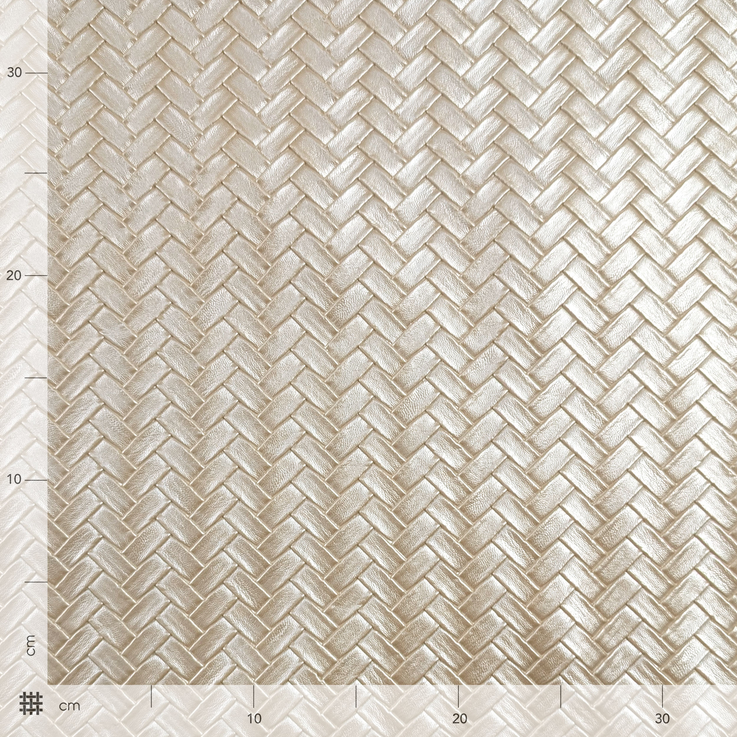 Upholstery Woven Faux Leather - Black Image