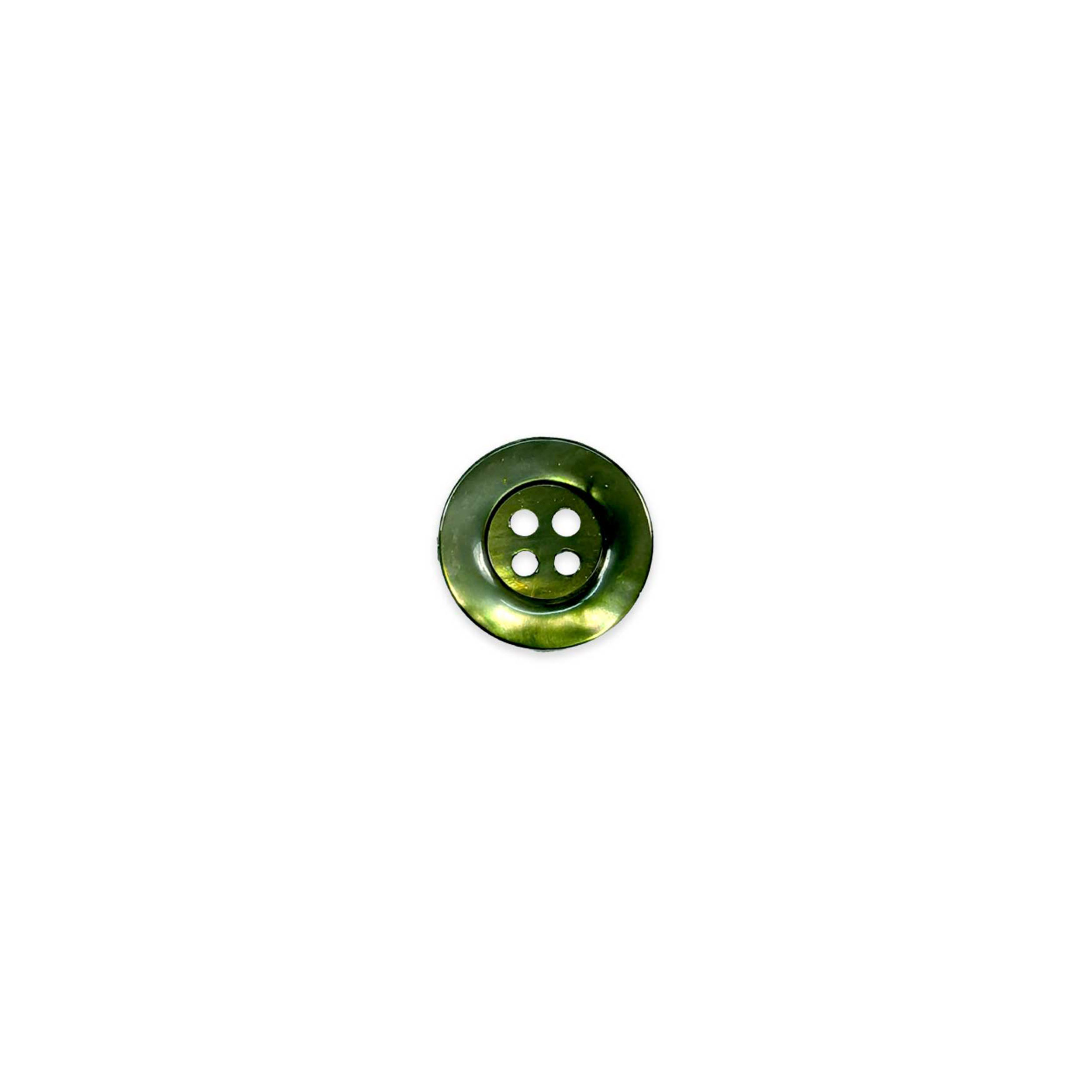 Mother-of-pearl button 4 holes Green Lin 24 Image