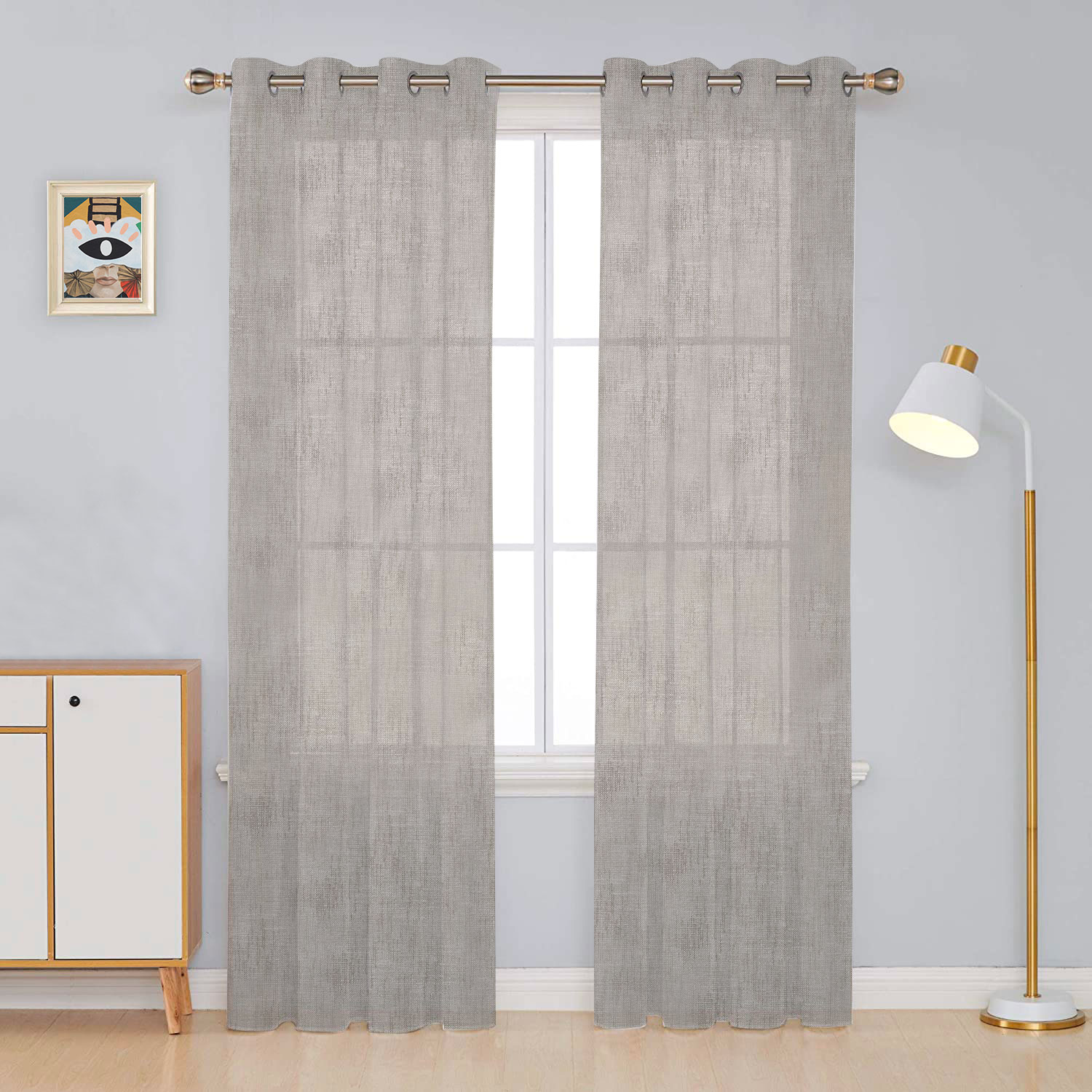 Rideau Packed Lurex Effect Dove Grey