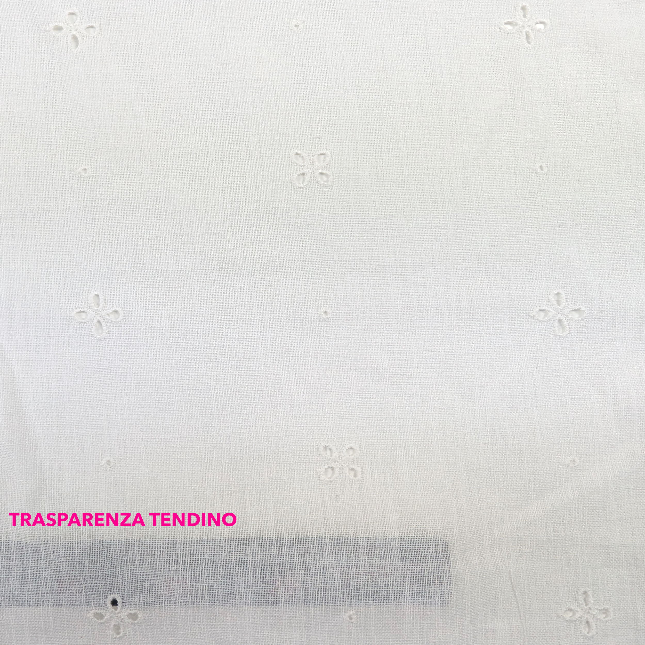 Sangallo Curtain Fabric White Image
