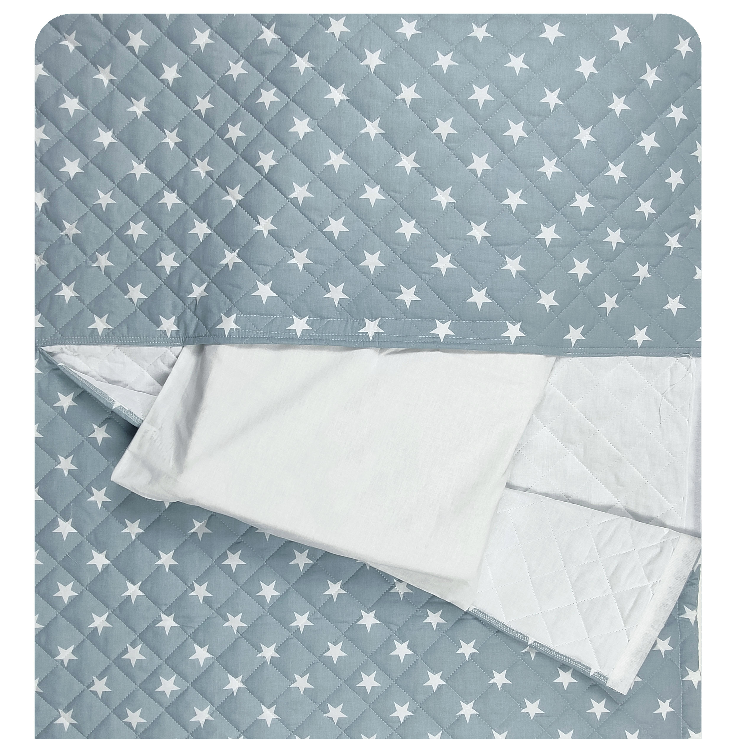 Sac de couchage Étoiles blanches sur fond bleu