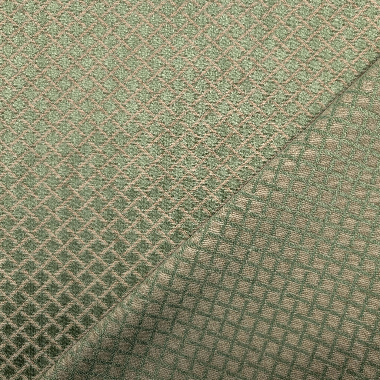 Jacquard tissé vert Image