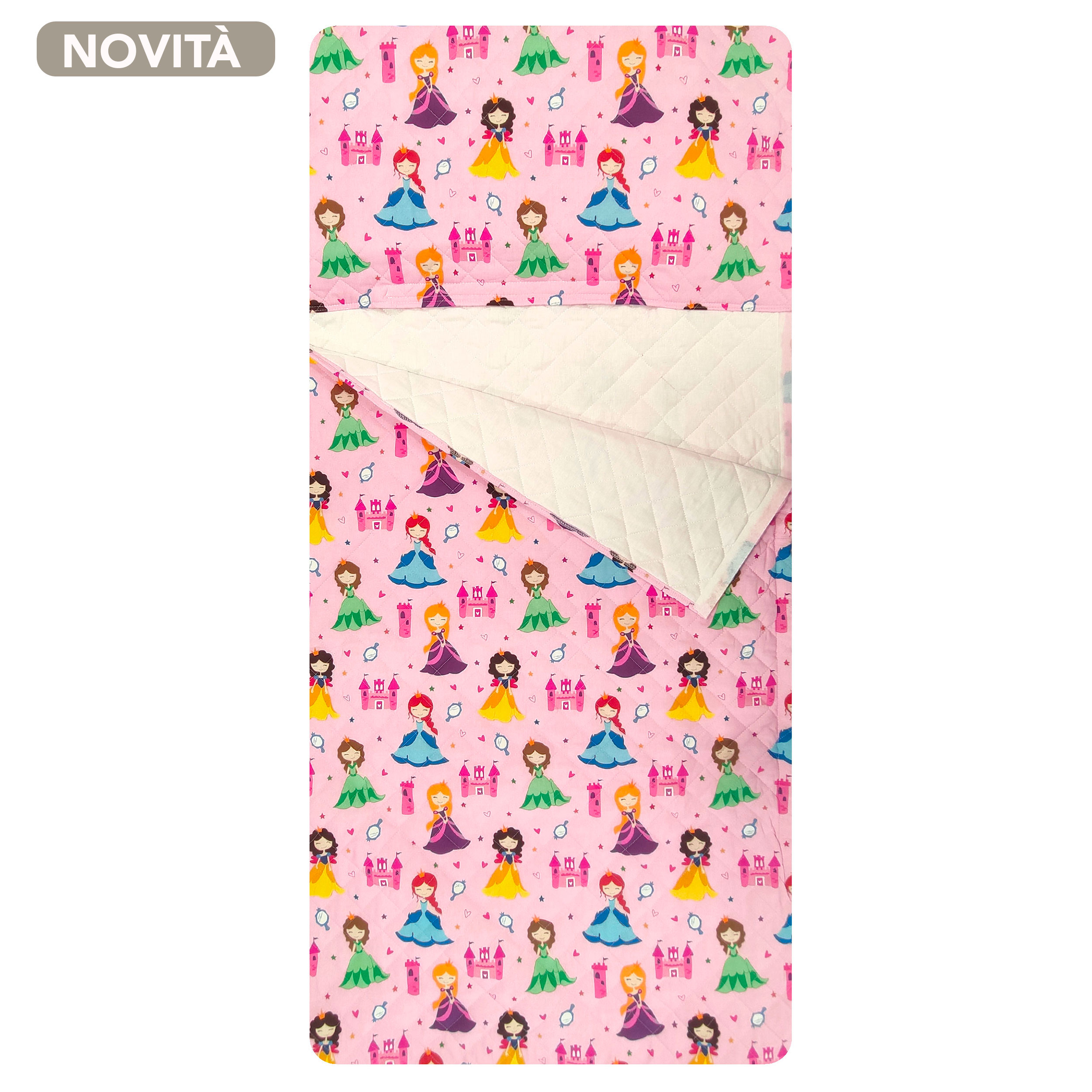 Sleeping Bag Princesses Pink Background Image