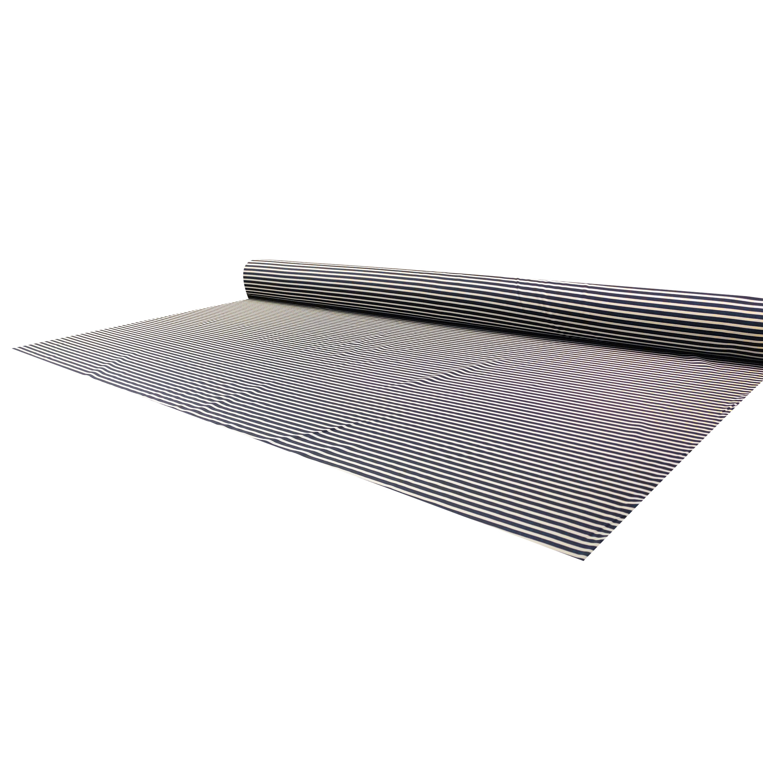 Bi-elastischer Milano-Stich Blaue Streifen