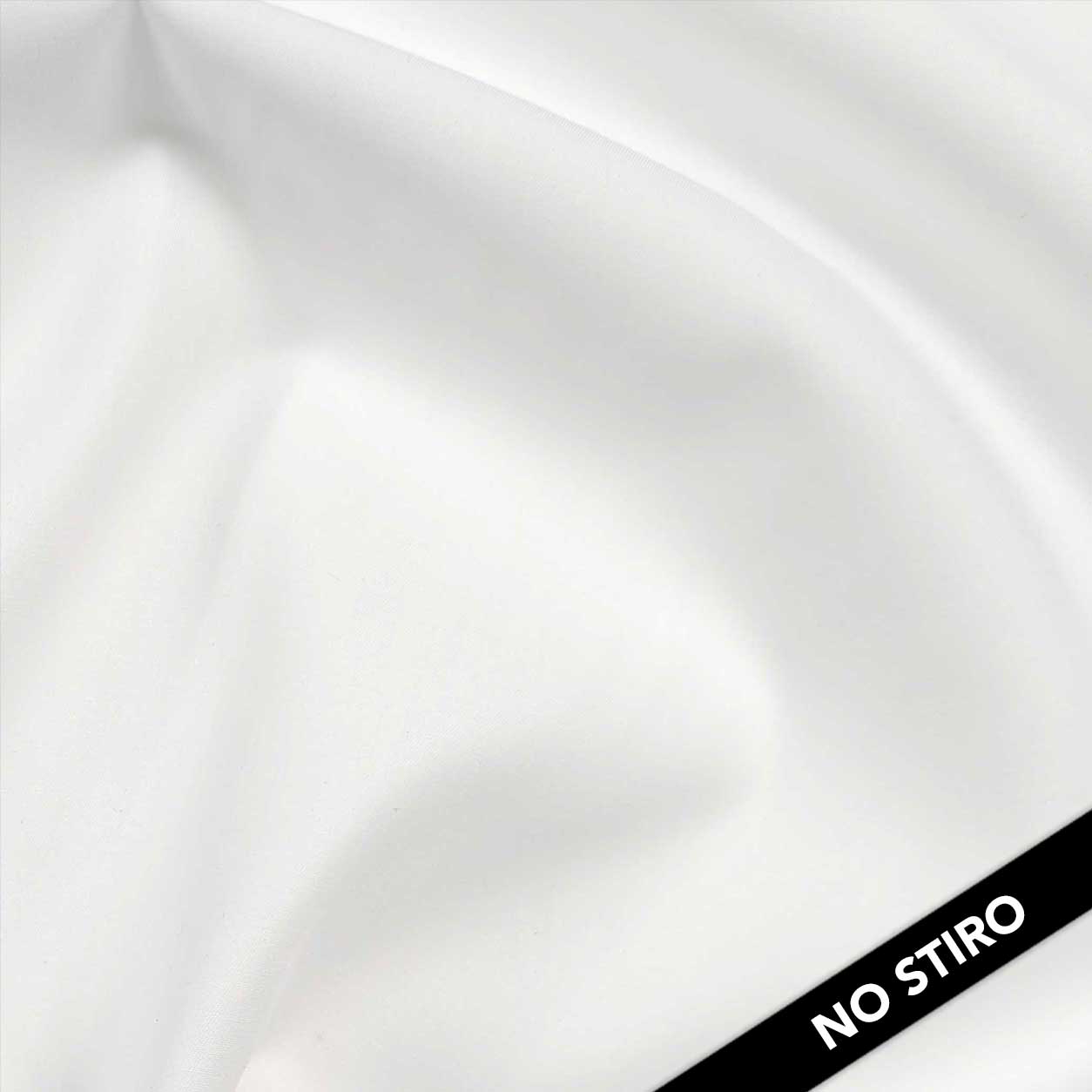 Brennet Swiss No Iron White Shirt Cotton Image