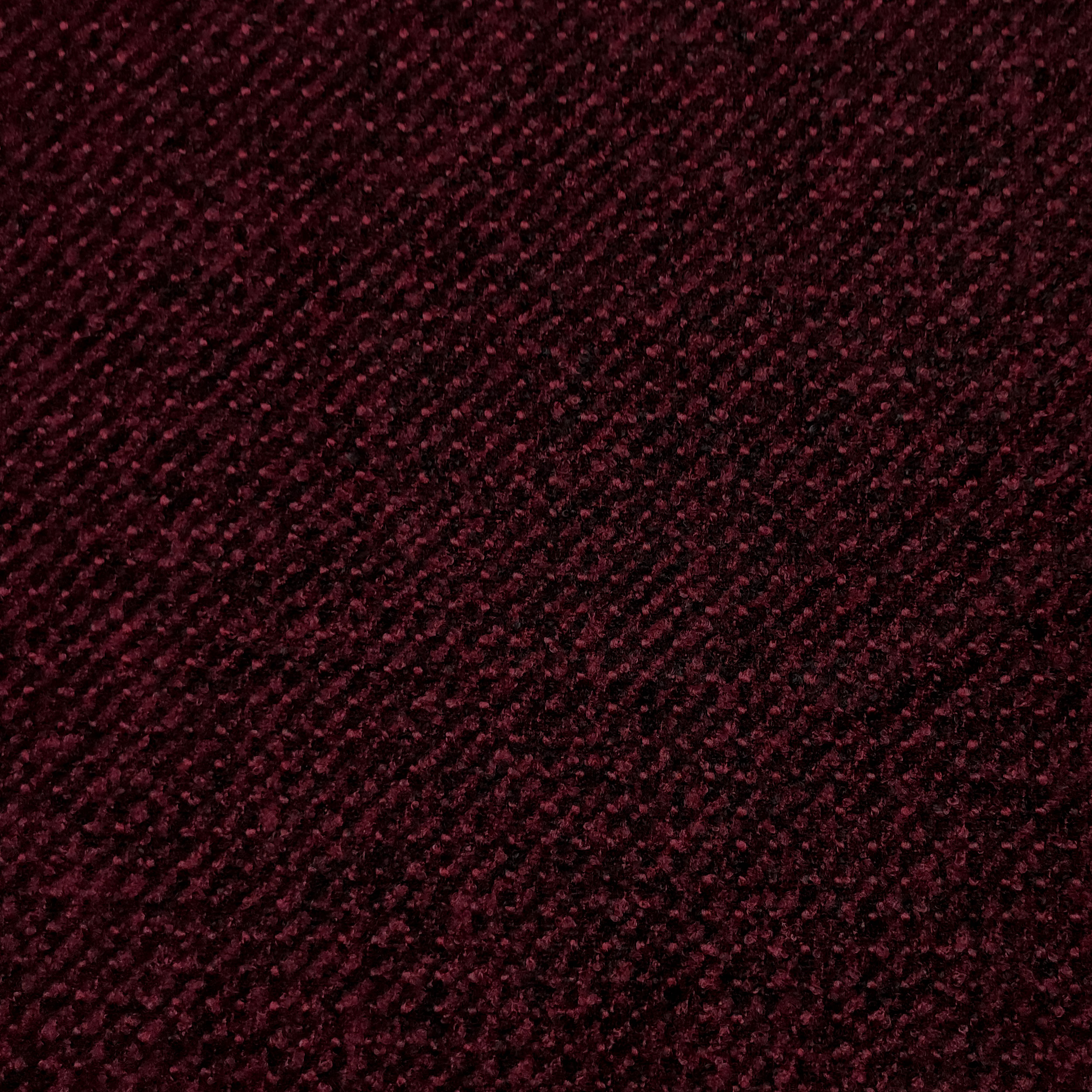 Manteau en tweed bordeaux et noir