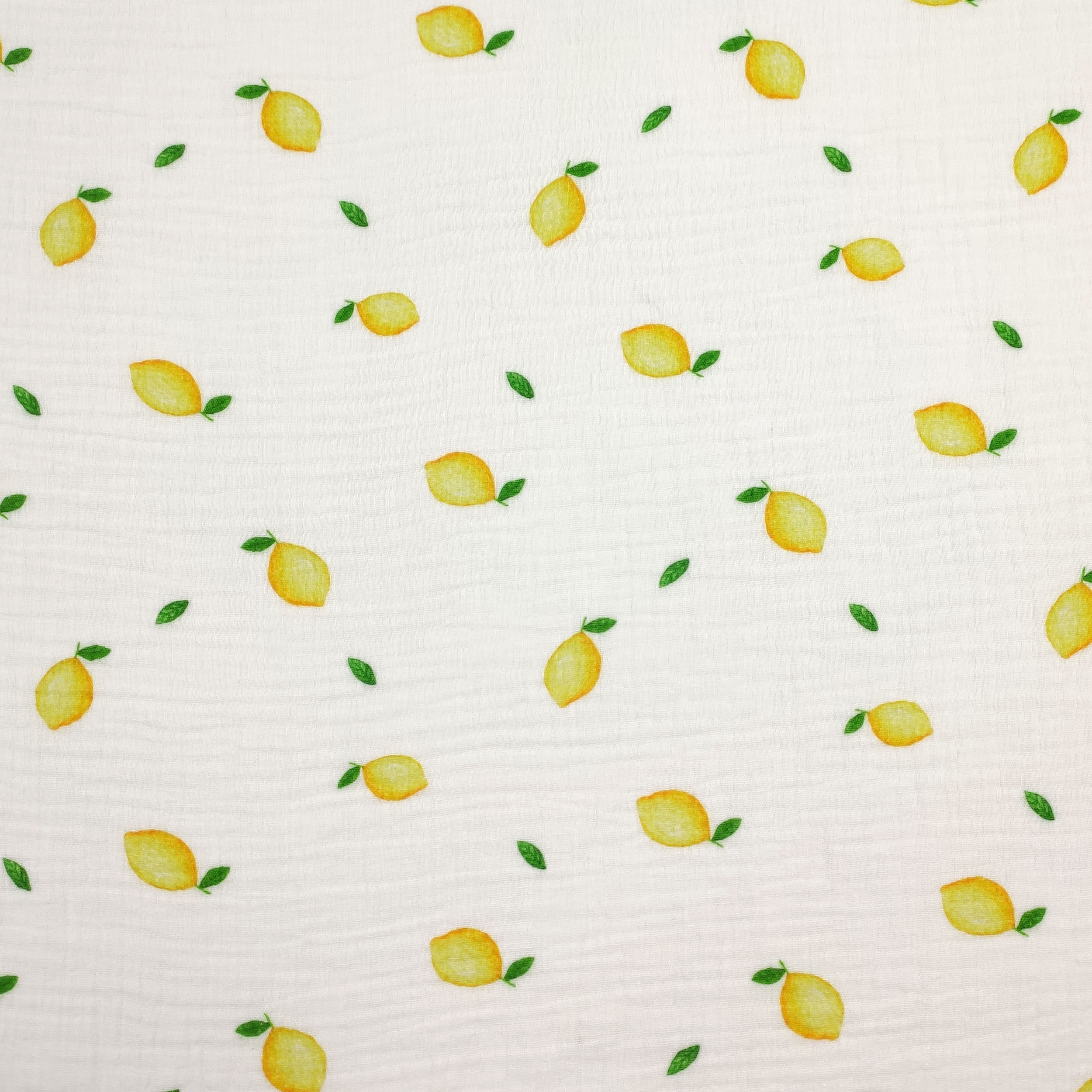 Cotton Muslin Lemons Image