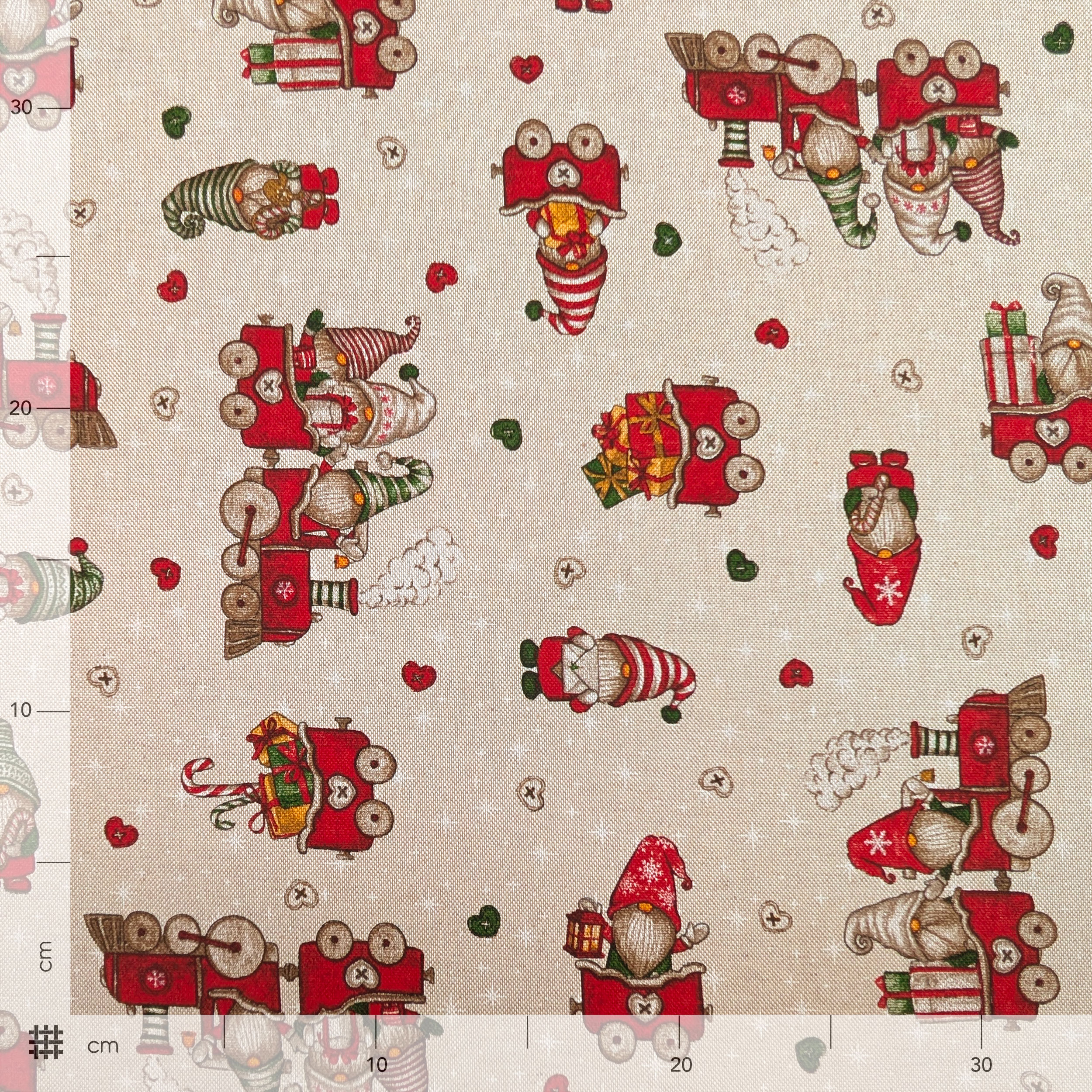 Les gnomes de Noël du Panama dans le train Image