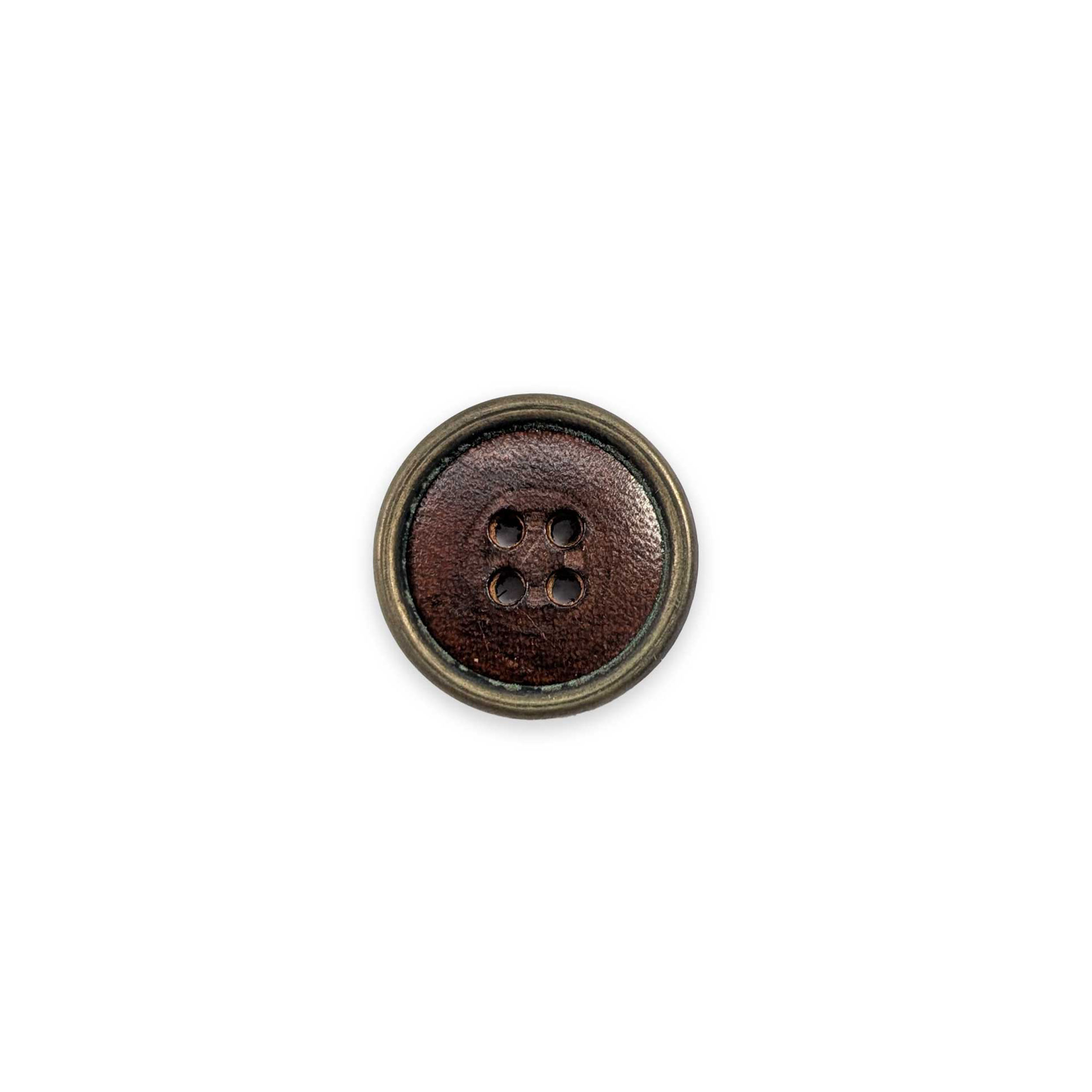 Bordeaux Wooden Button 4 Holes Lin 32 Image