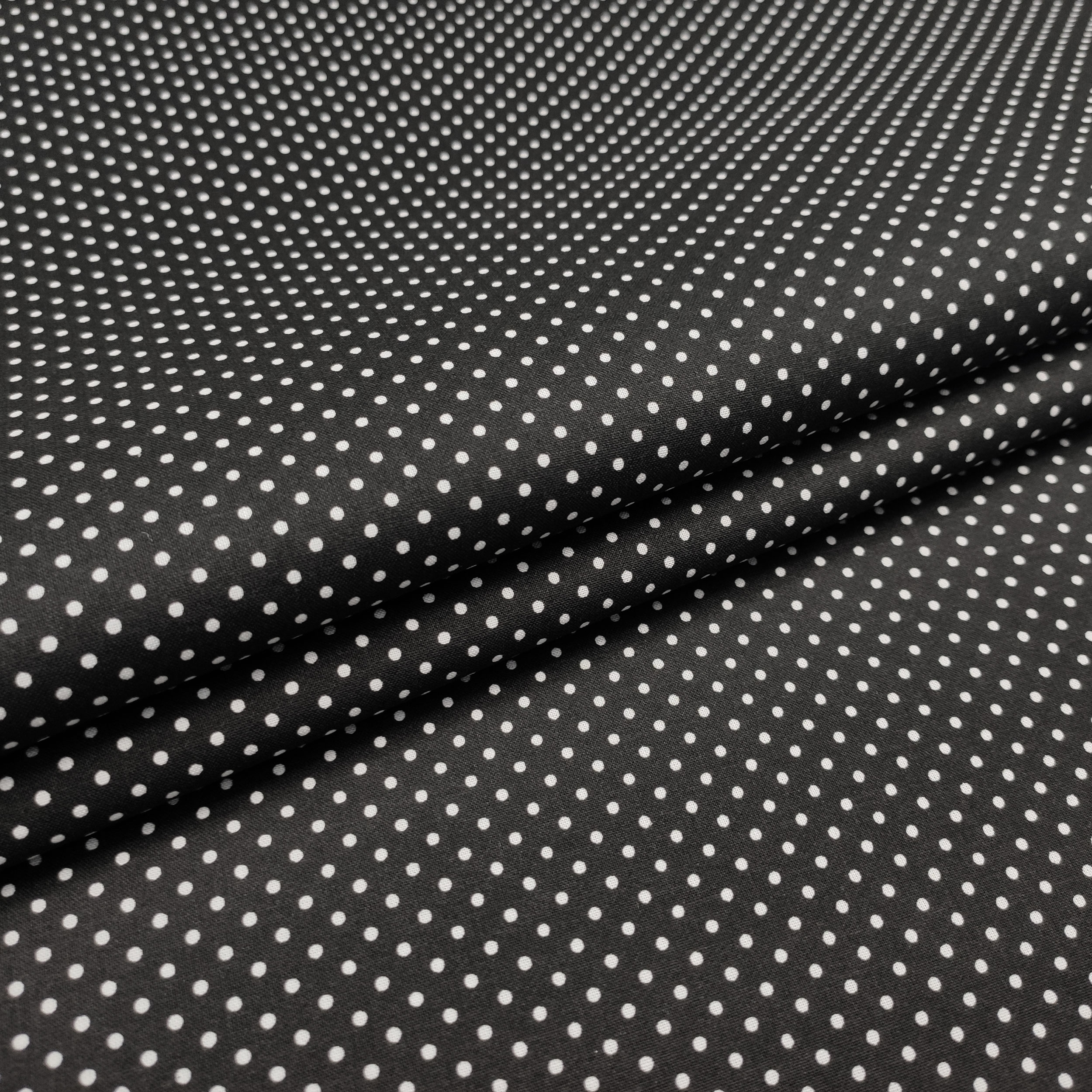 Dressmaking Mini Dots Cotton - Black Image