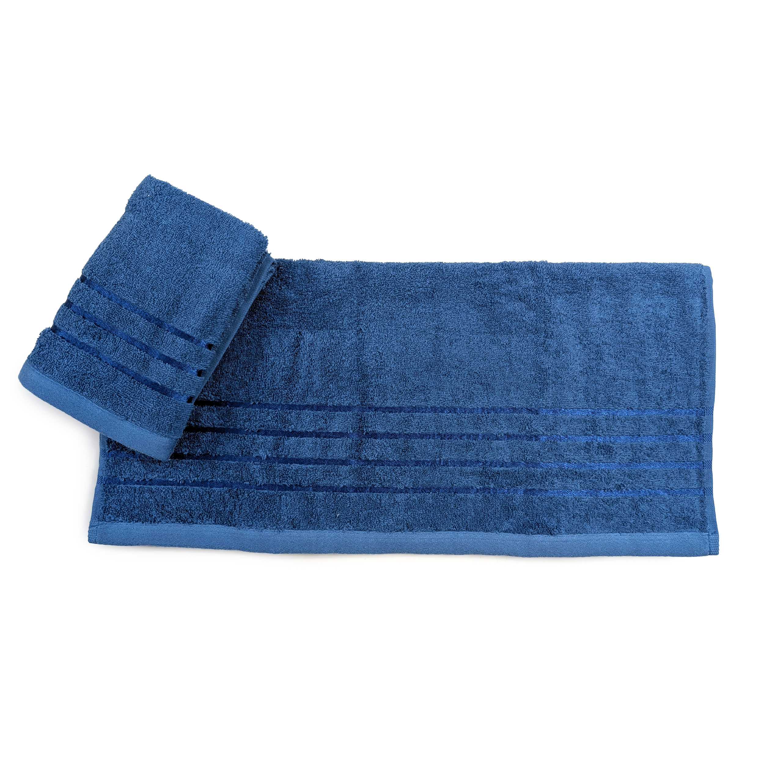 Blue Bath, Face and Guest Towel Set Image