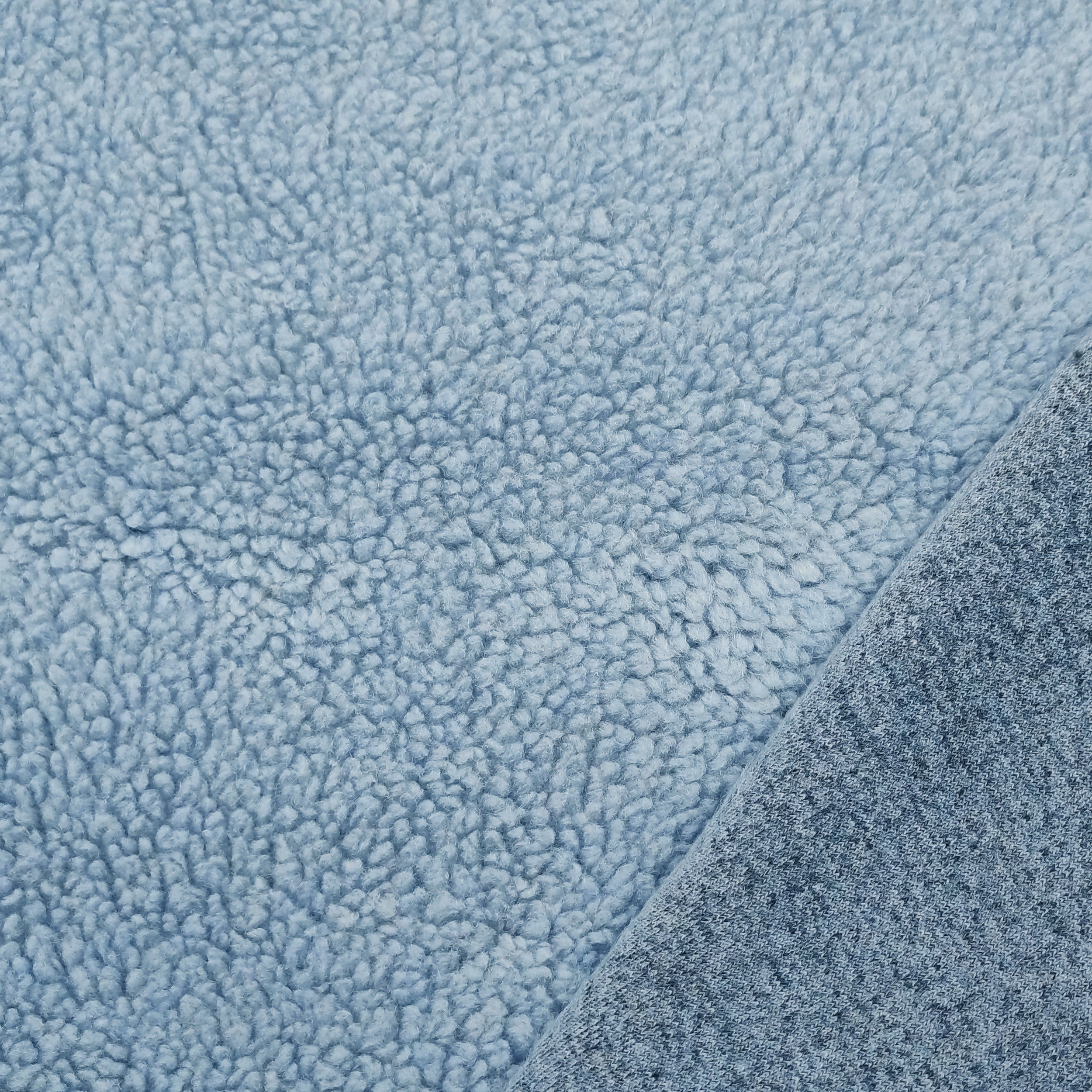 Synthetic Fur Light Blue