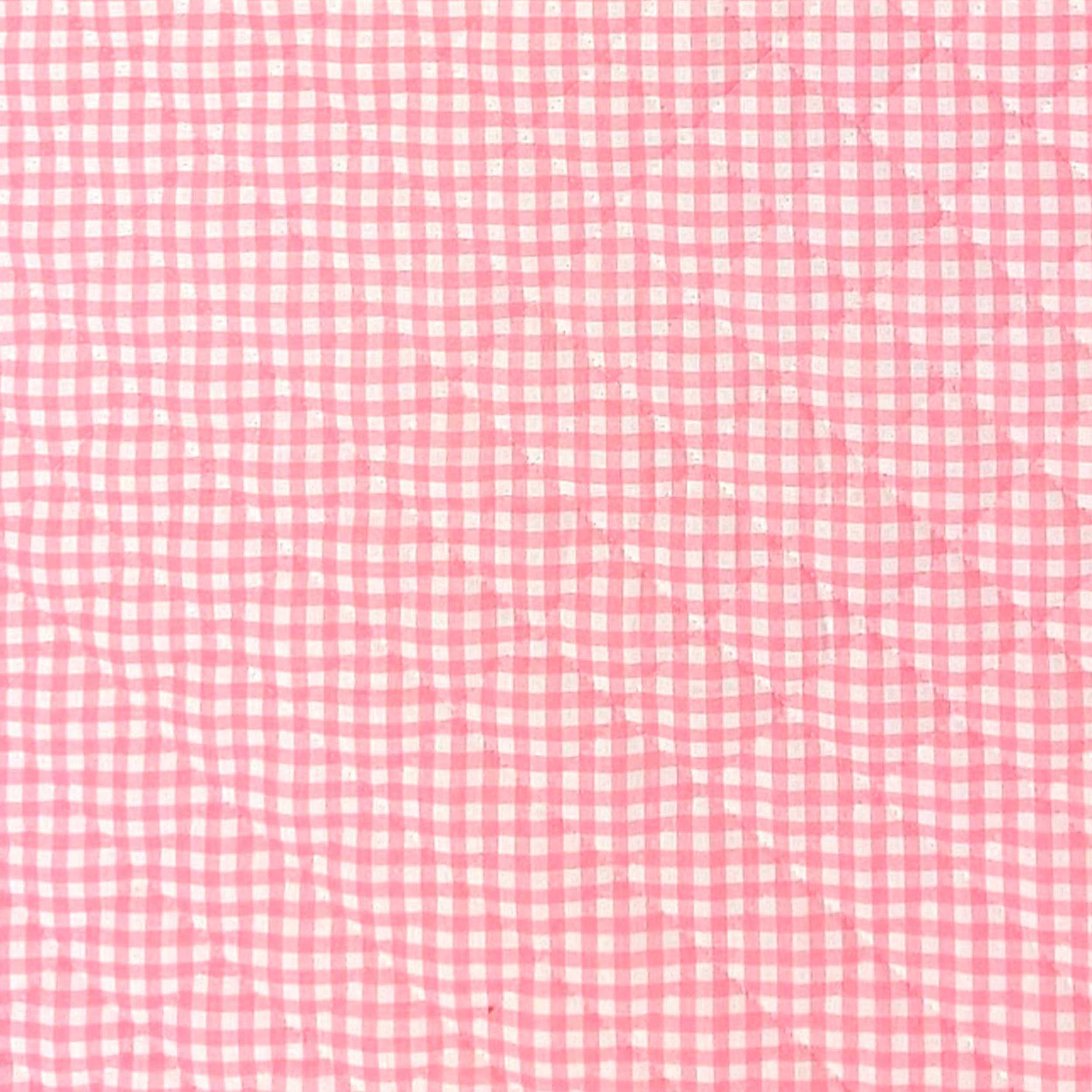 Pink Checkered Blanket Image