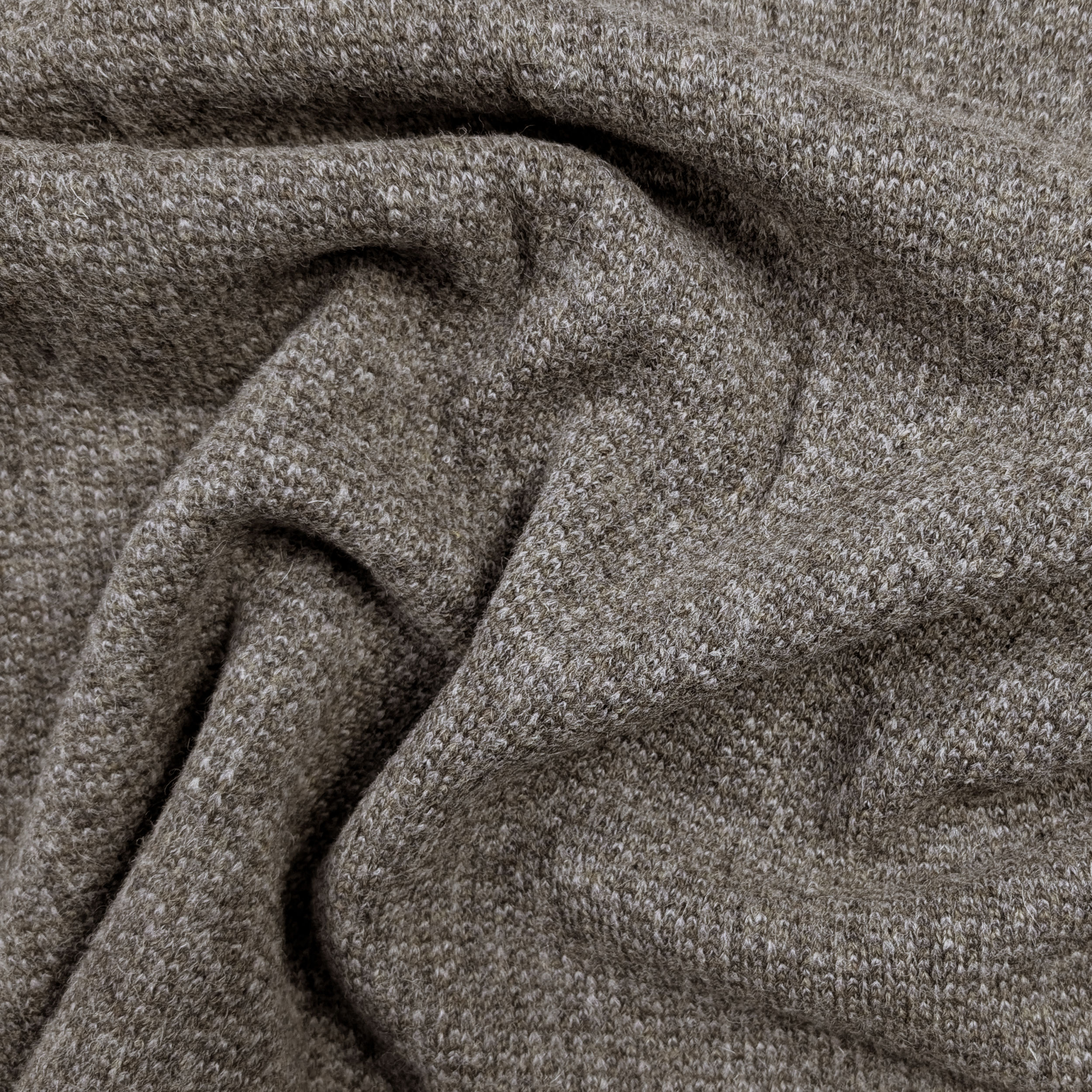 Melange Grey Mixed Wool Cloth Image