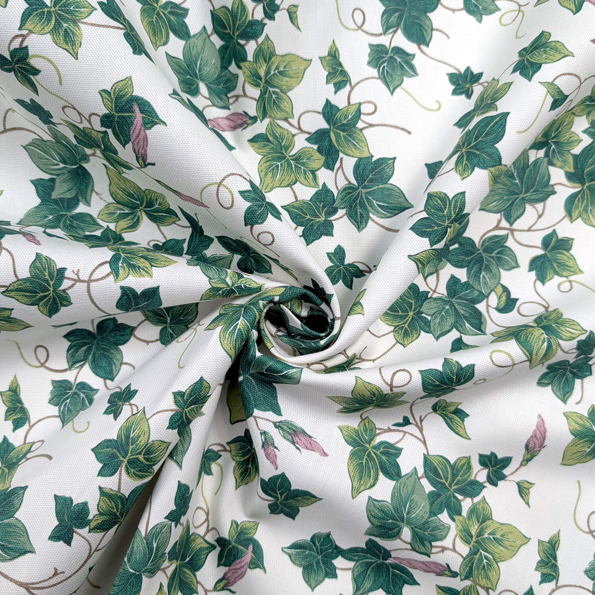 Ivy Flower Printed Panama Image