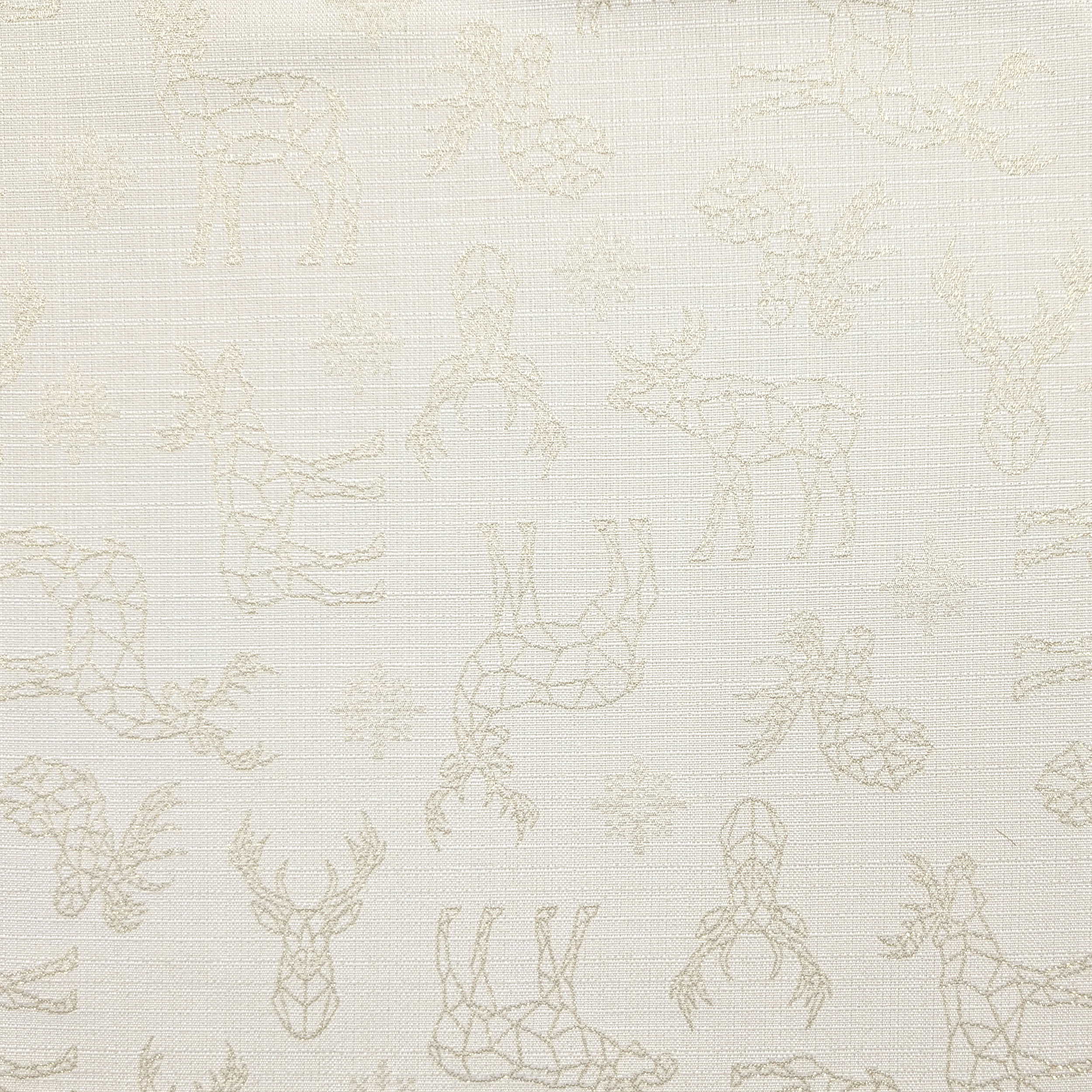 Christmas Jacquard with Reindeer Silhouette Image
