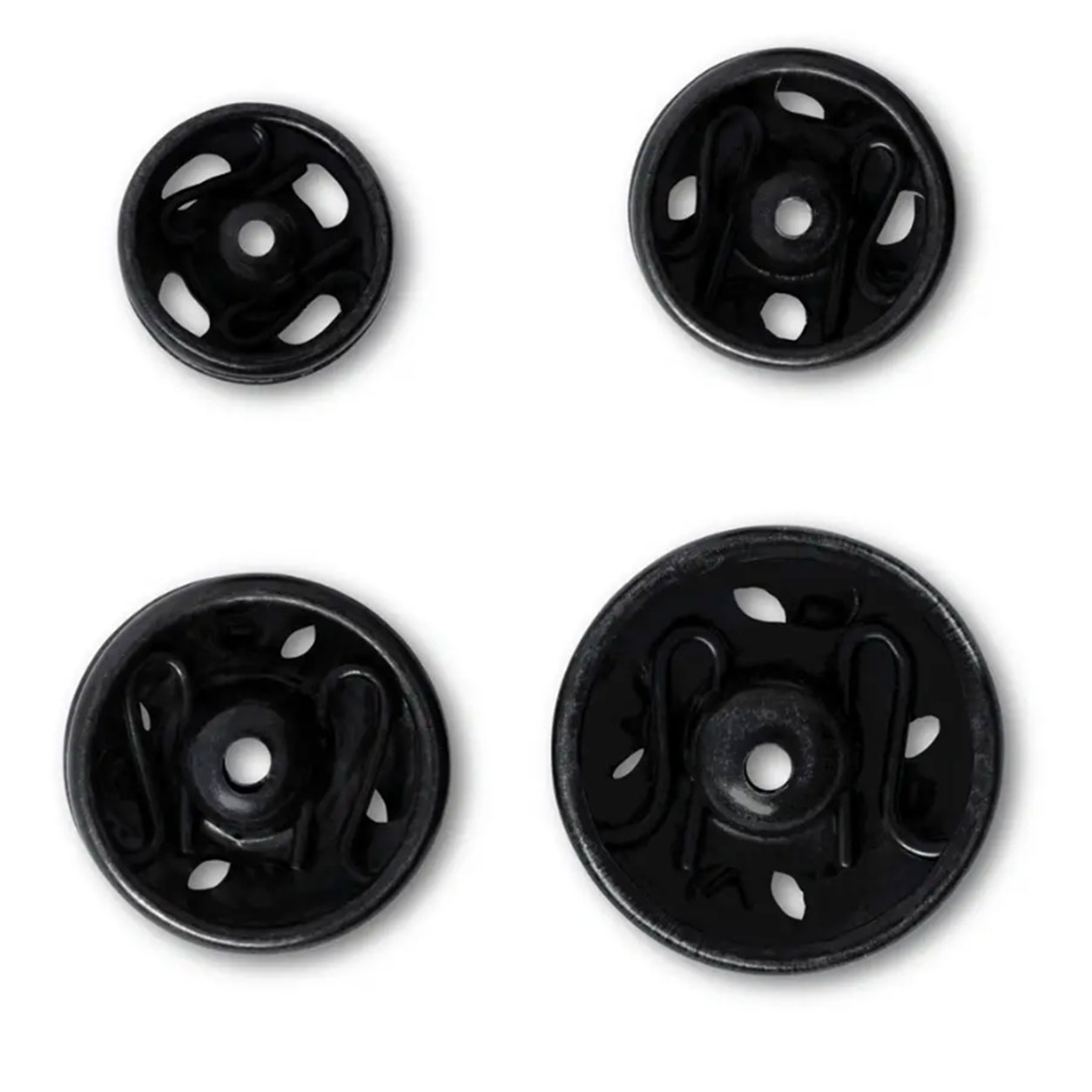 Prym Automatic Buttons 6-11 mm Black
