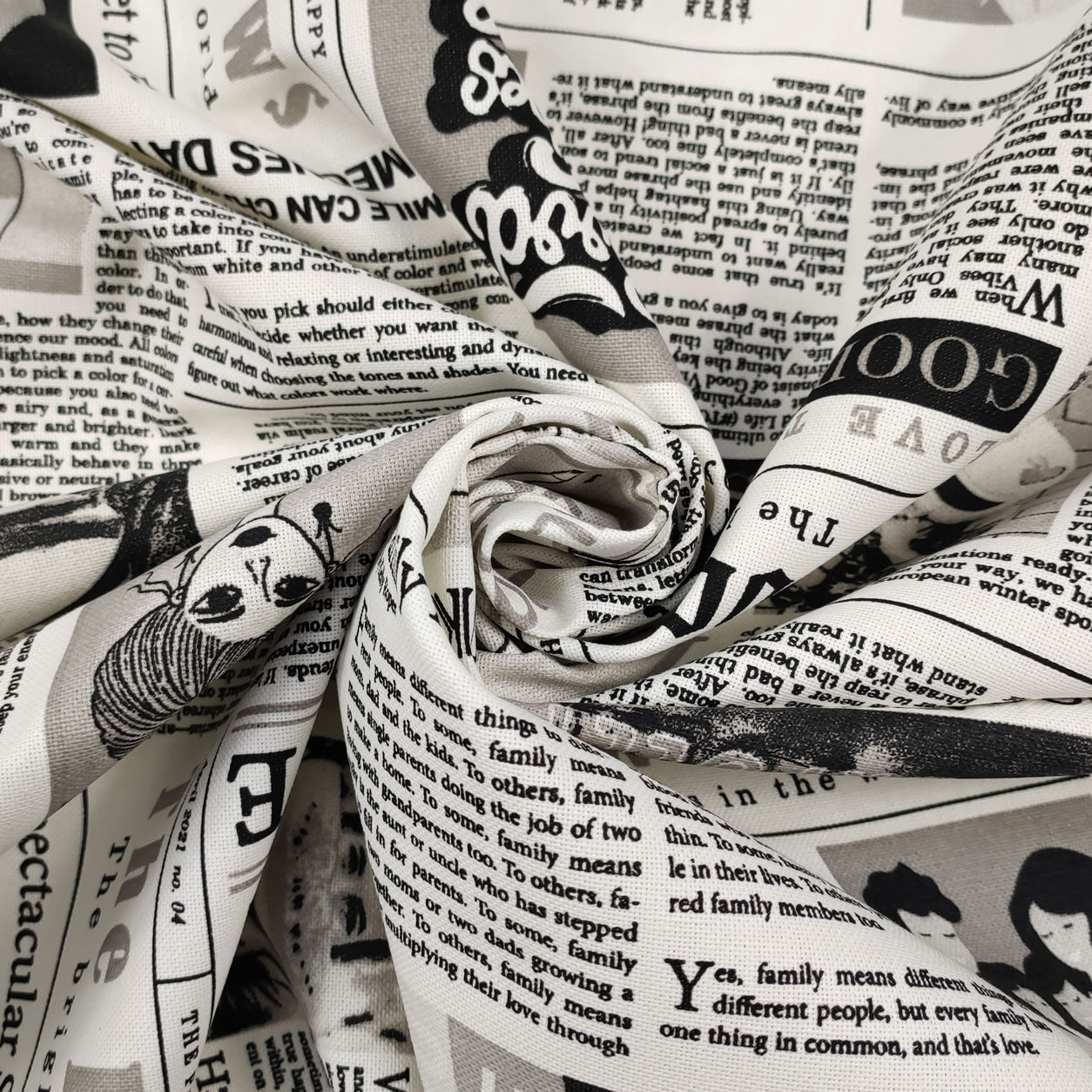 Papier journal découpé Panama Fantasy 50x140 cm Image
