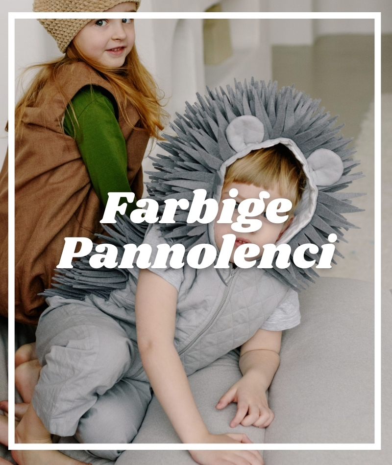 farbige pannolenci carnevale panini tessuti