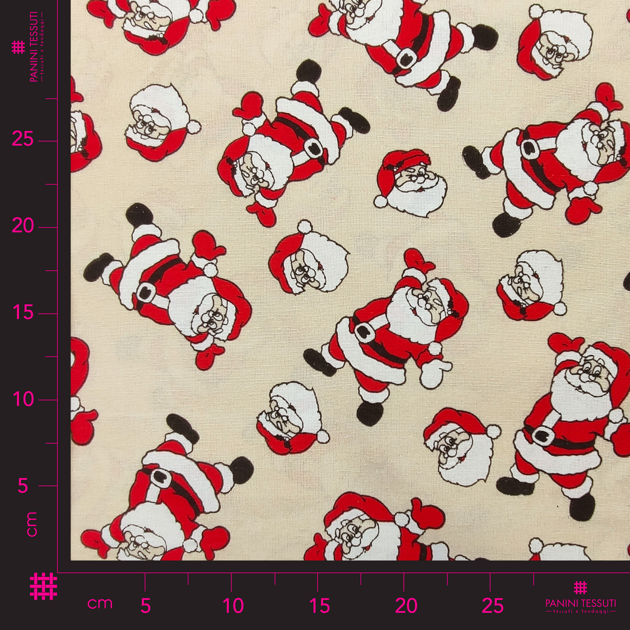Décoration de Noël en tissu avec le Père Noël Image