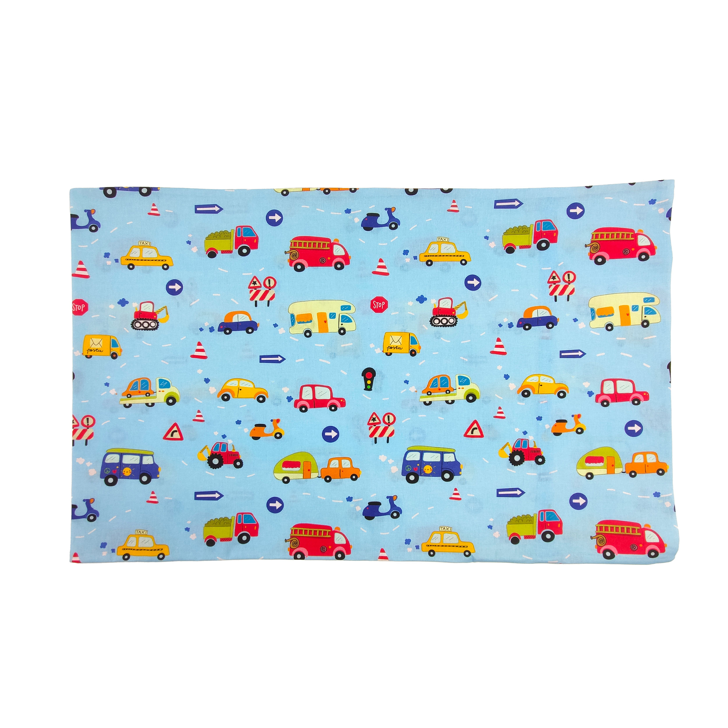 Taie d'oreiller Cars Fond bleu clair