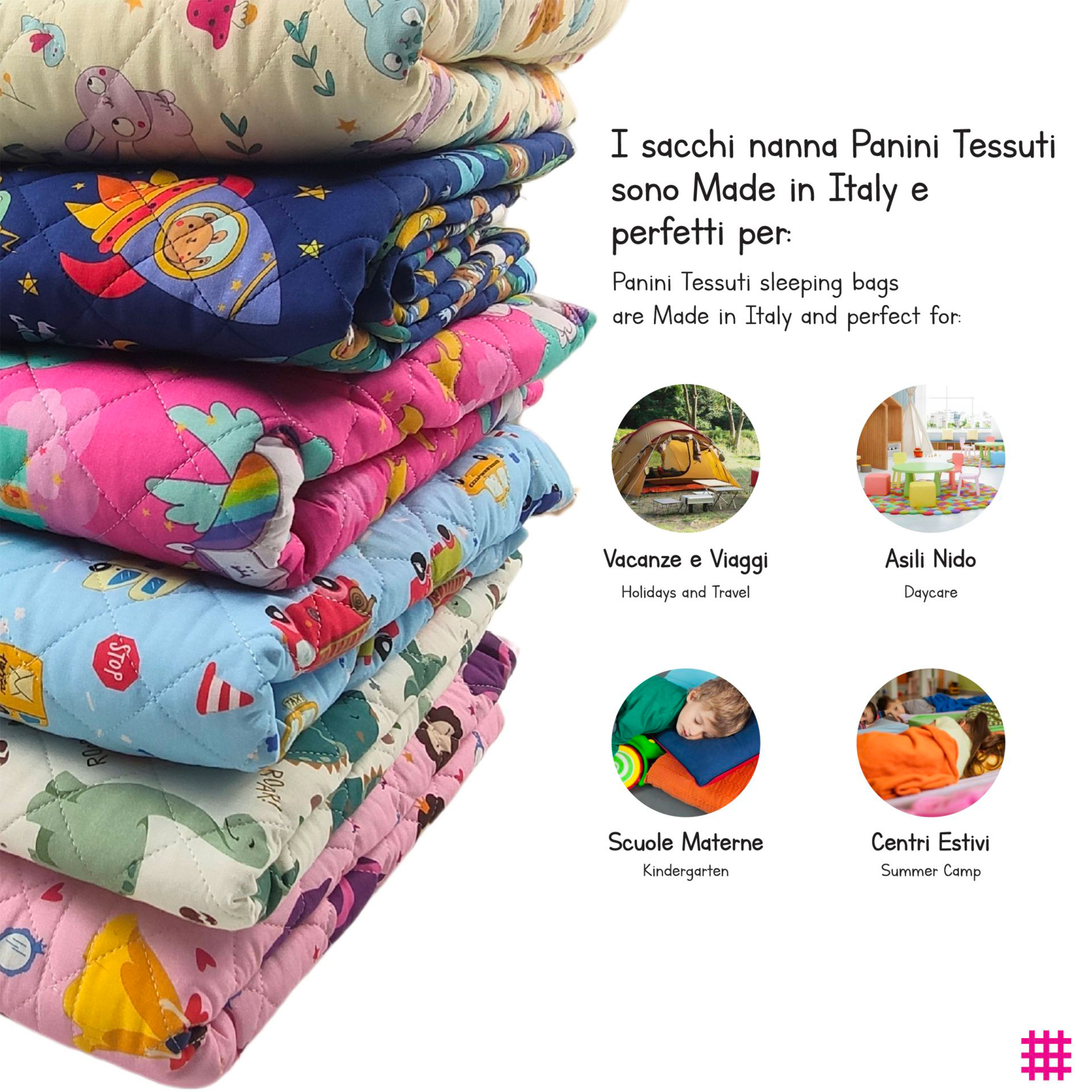 Sac de couchage Animaux montagnes russes