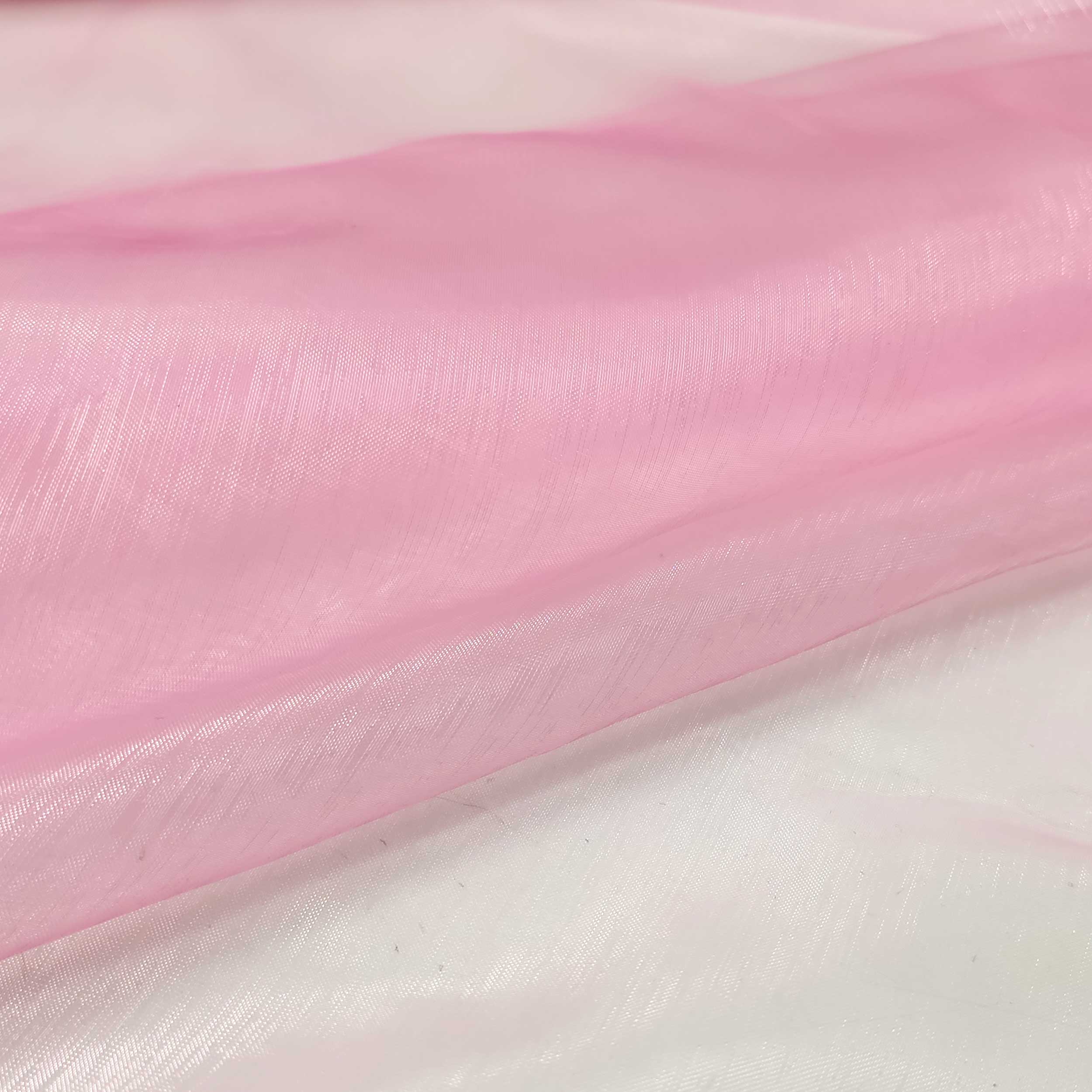 Transparent Solid Colour Organza Fabric Pink transparent-solid-colour-organza-fabric-pink