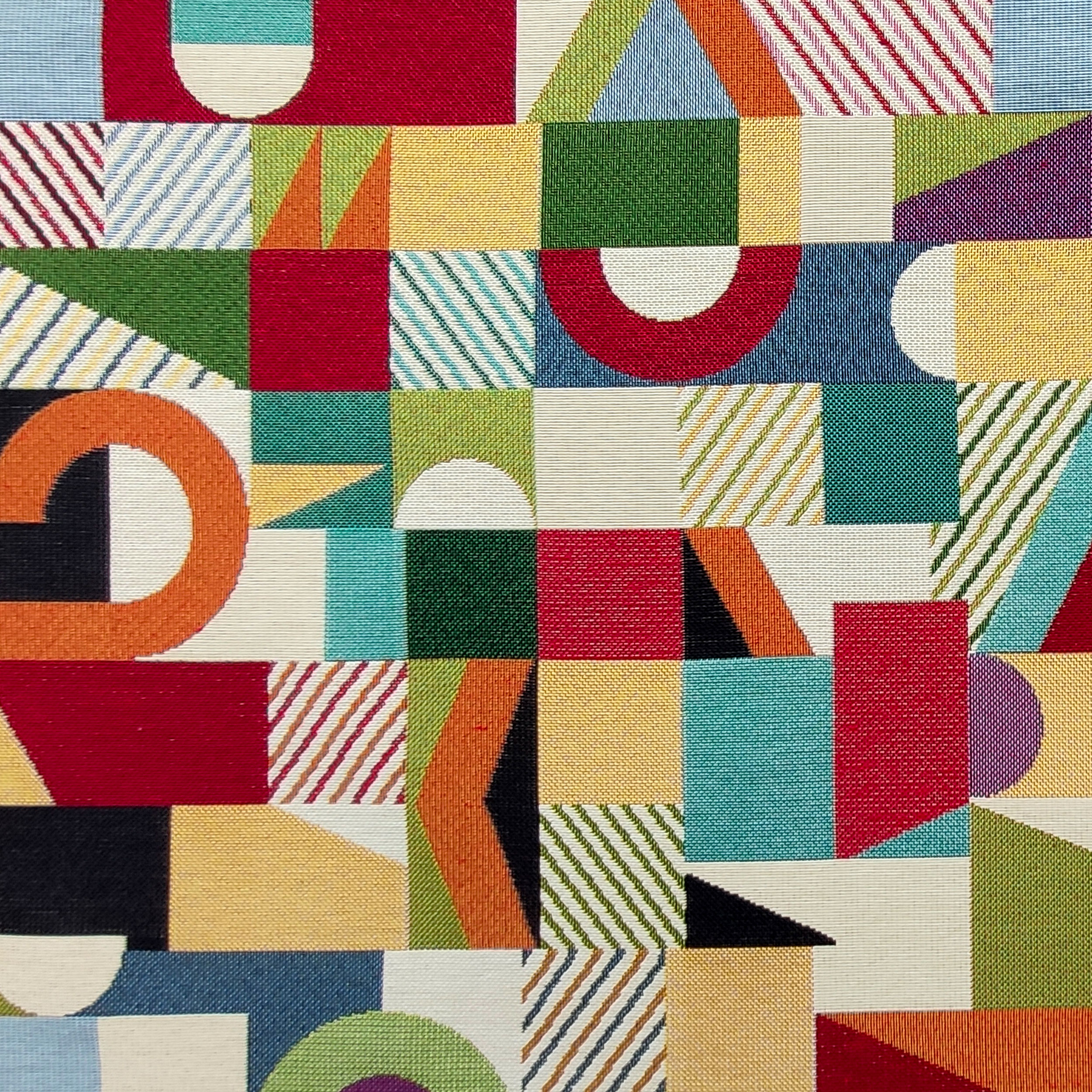 Tela Gobelin con estampado Pop Geometries