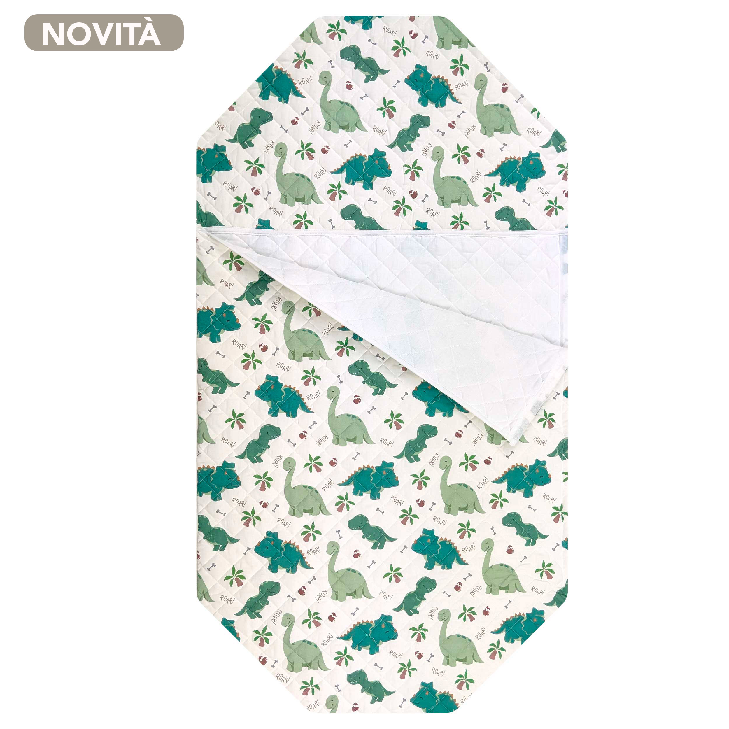 Shaped Sleeping Bag for Dinosaur Babies Image