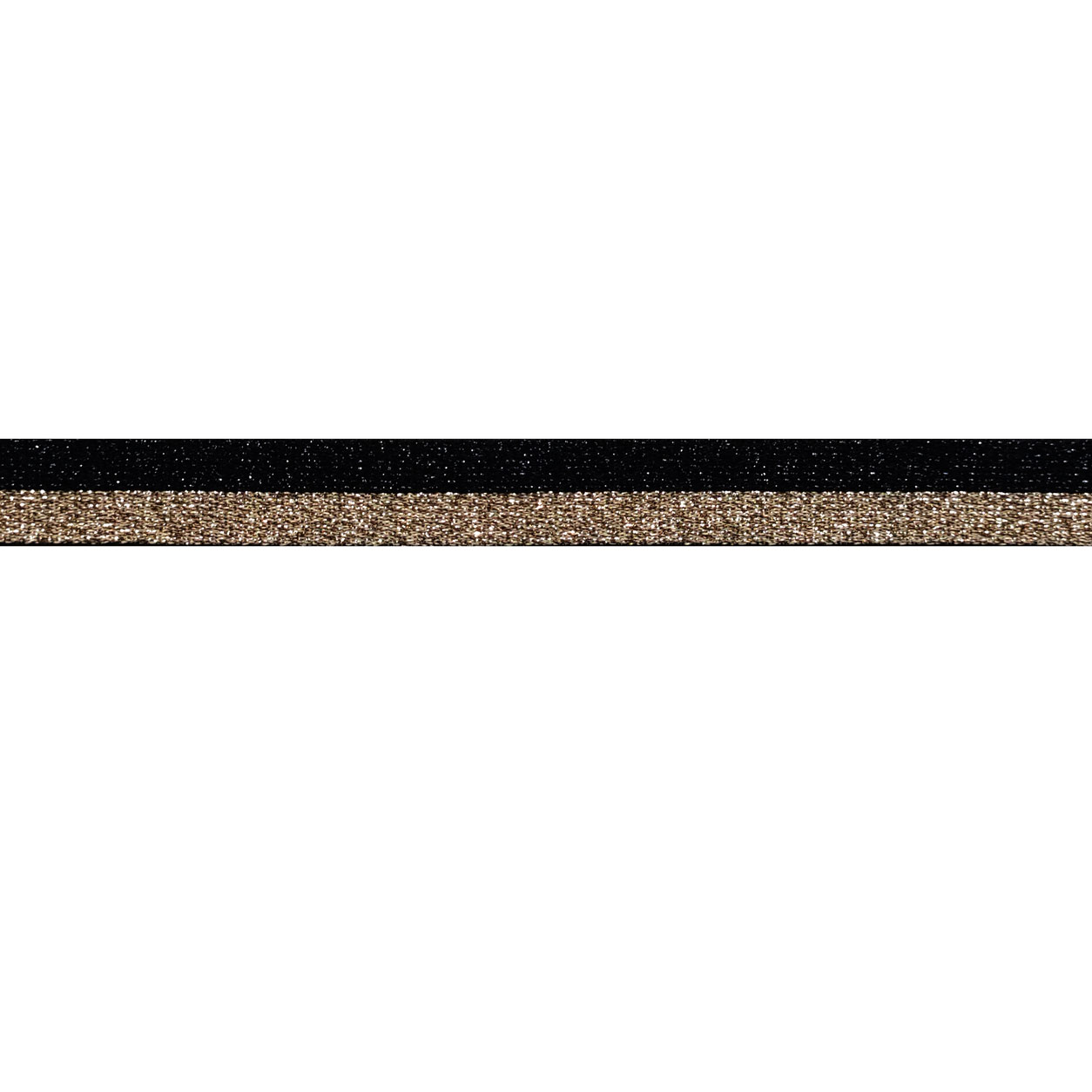 Elastico Decorativo Nero e Oro Image