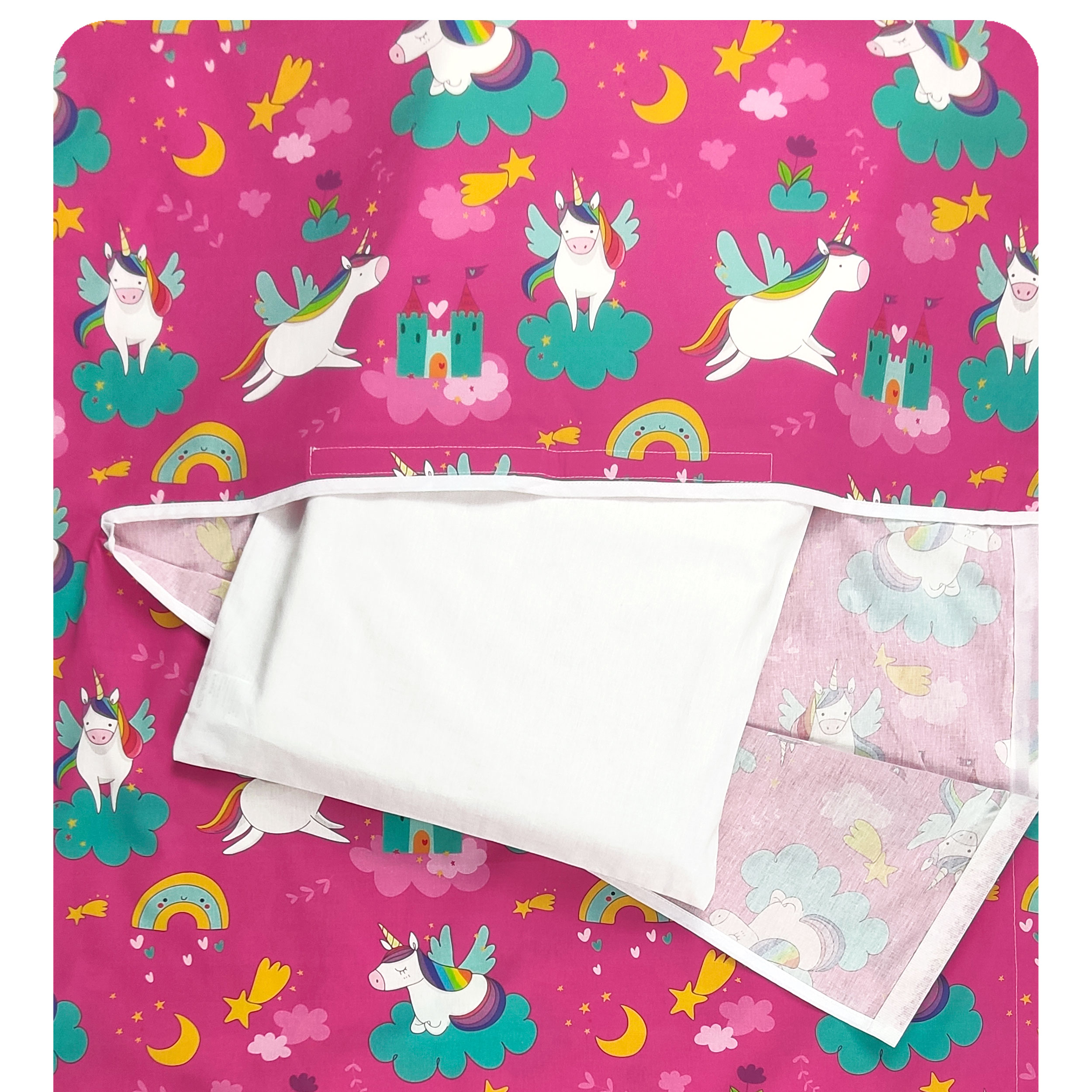 Sac de couchage d'été Licornes et châteaux - Panini Fabrics Image