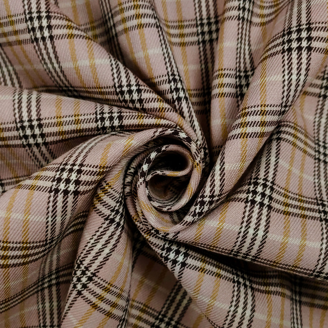 Beige Dressmaking Tartan  Image