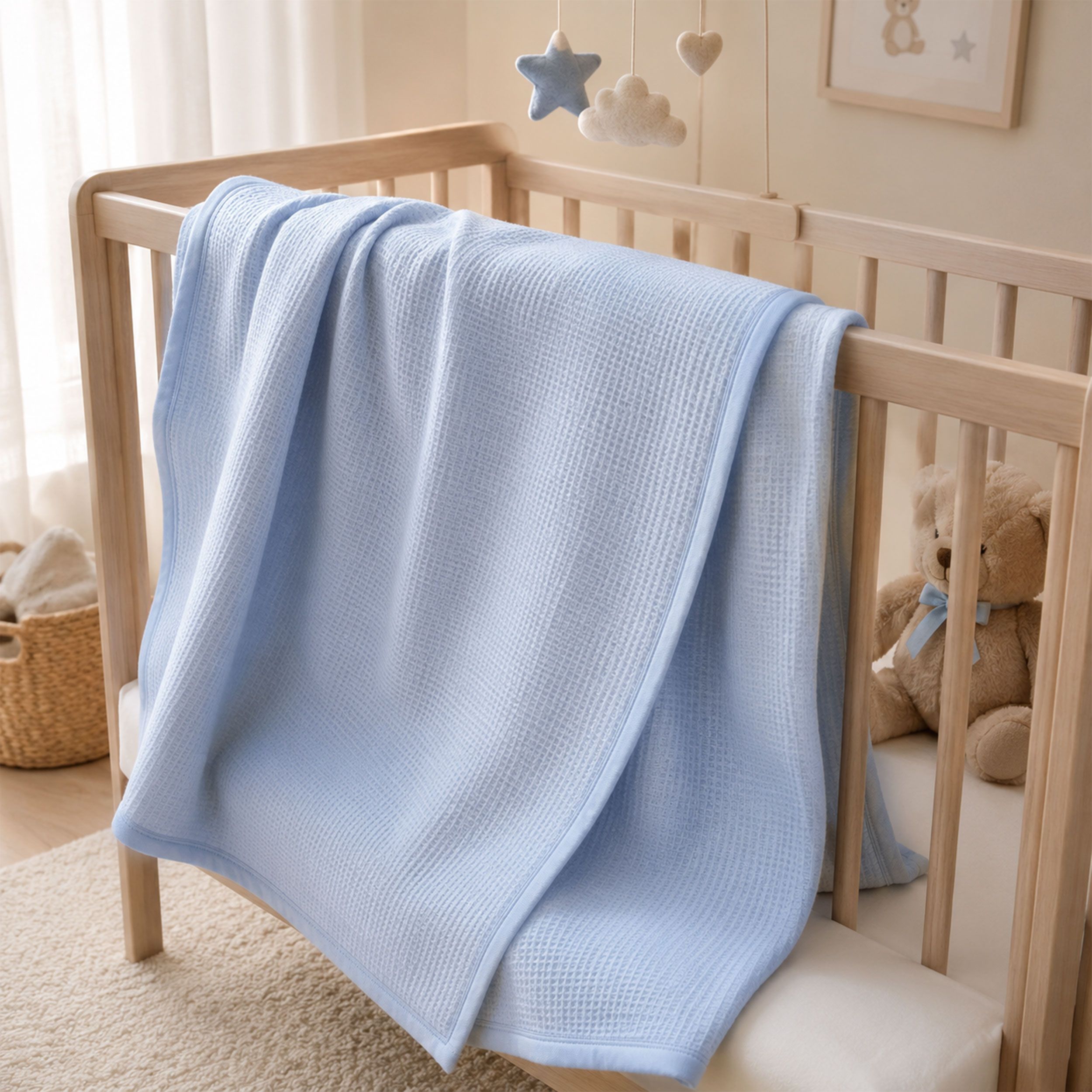 Baby Blue Piquet Fashion Image